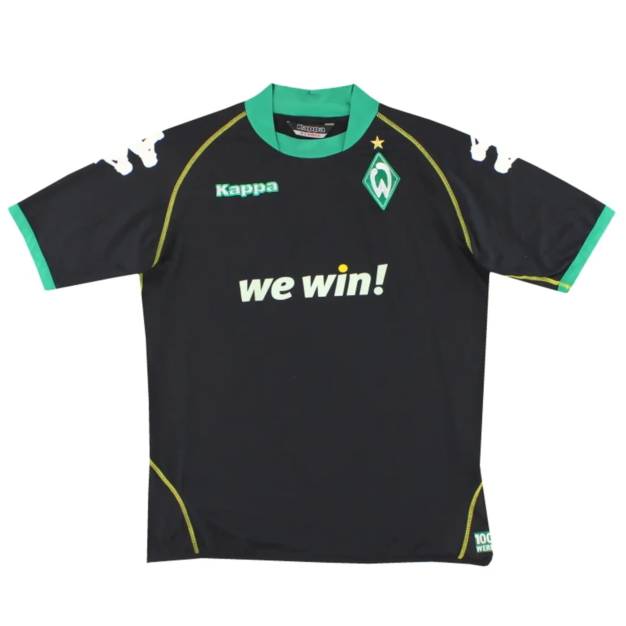 2006-07 Werder Bremen Kappa Third Shirt XL - Other German Clubs / Excellent / XL