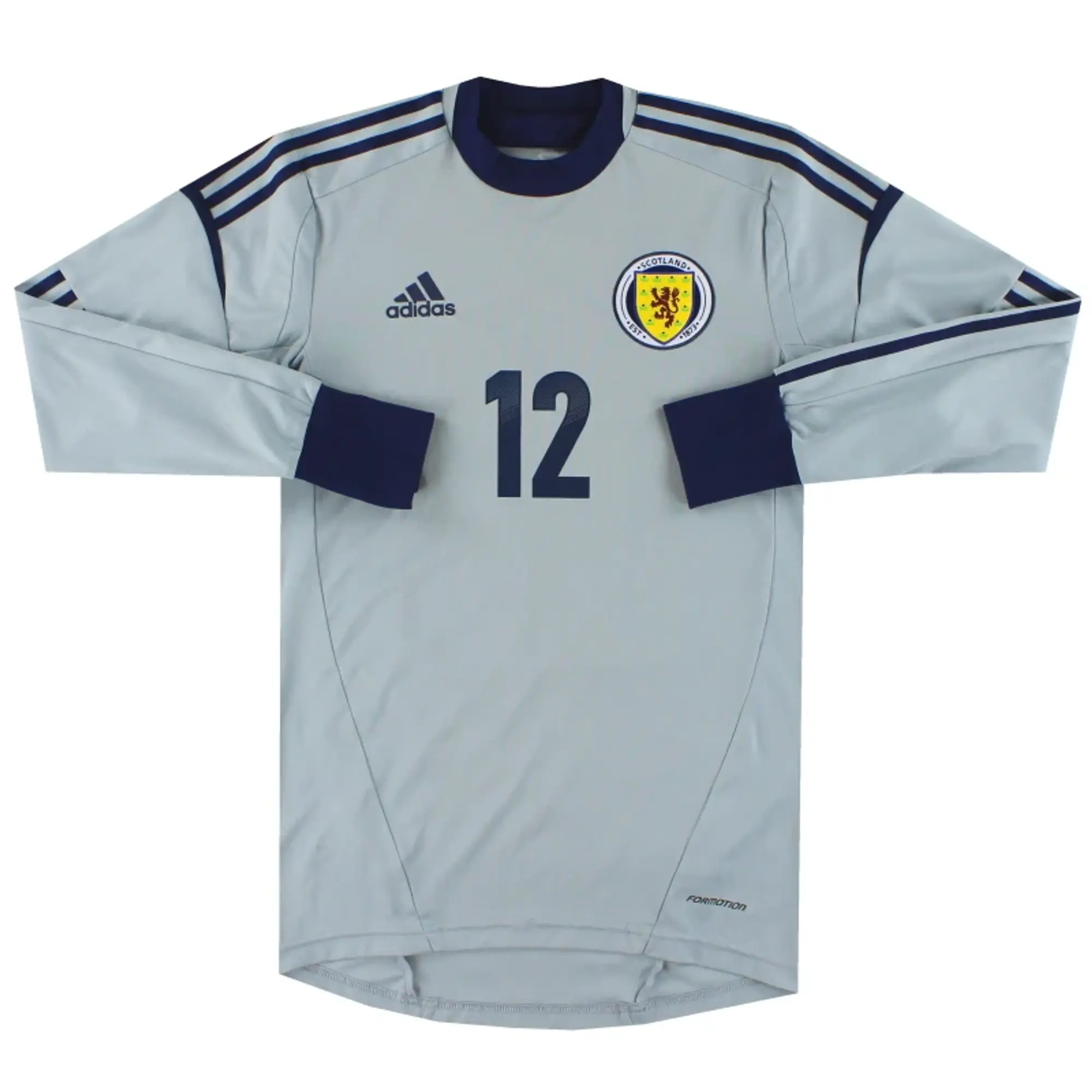 2011-13 Scotland adidas Player Issue Goalkeeper Shirt *As New* - Scotland / XXL / 12