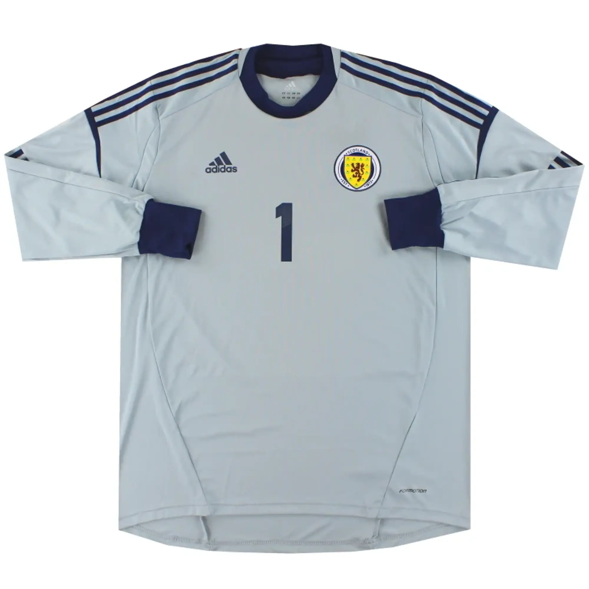 2011-13 Scotland adidas Player Issue Goalkeeper Shirt *As New* - Scotland / XXL / 12