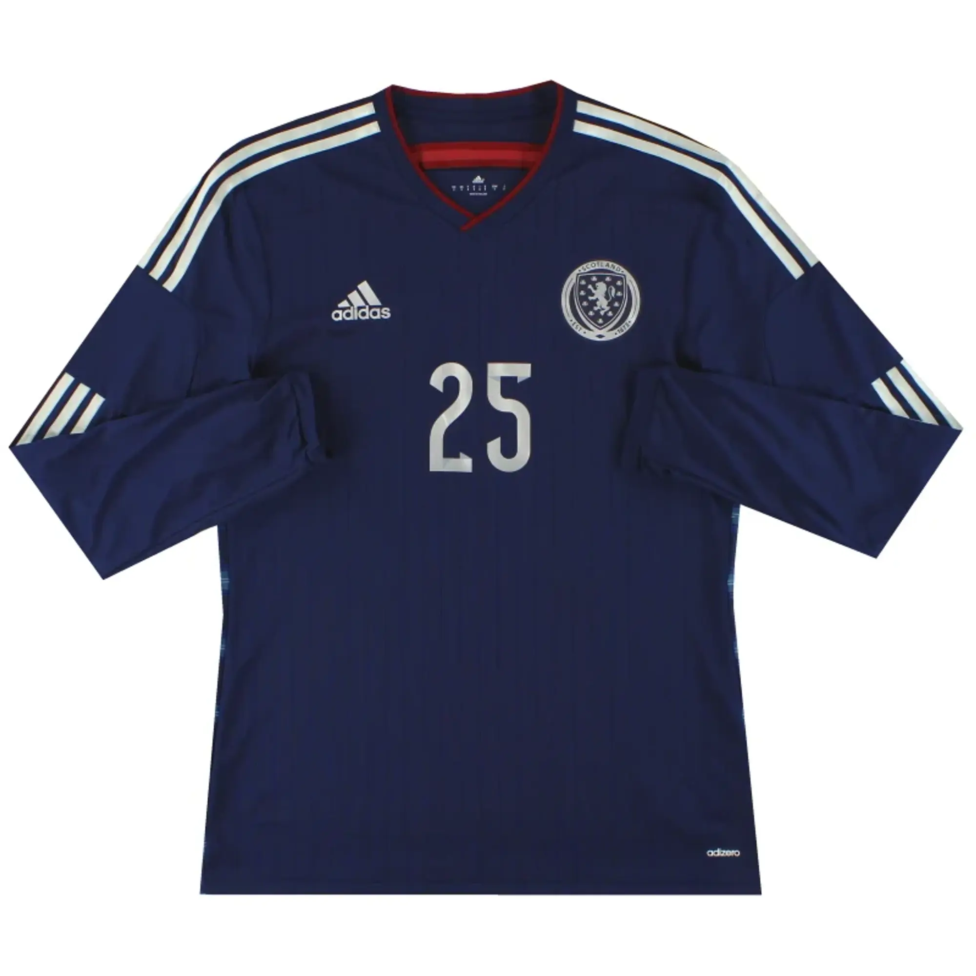 2014-15 Scotland adidas adizero Player Issue Home Shirt L/S *As New* - Scotland / Large / 2