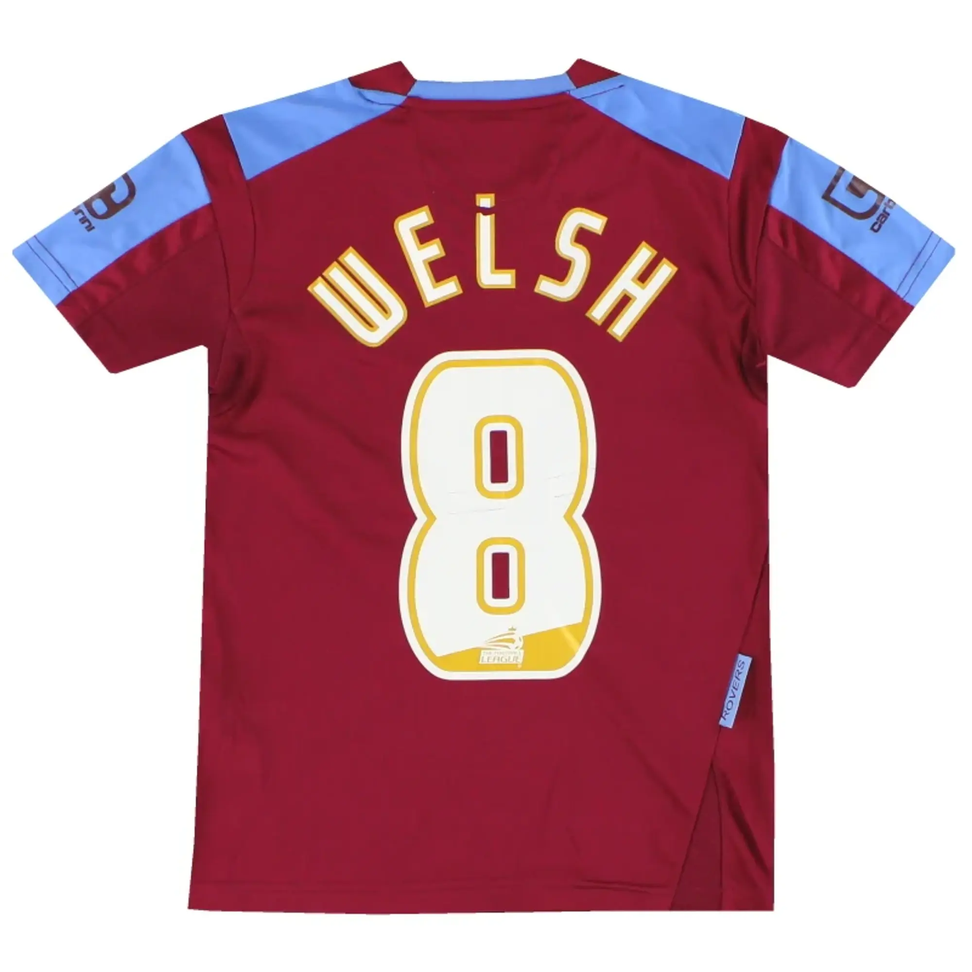 2010-12 Tranmere Rovers Carbrini Away Shirt Welsh #8 6-7 Years - Tranmere Rovers / Very Good / 6-7 Years