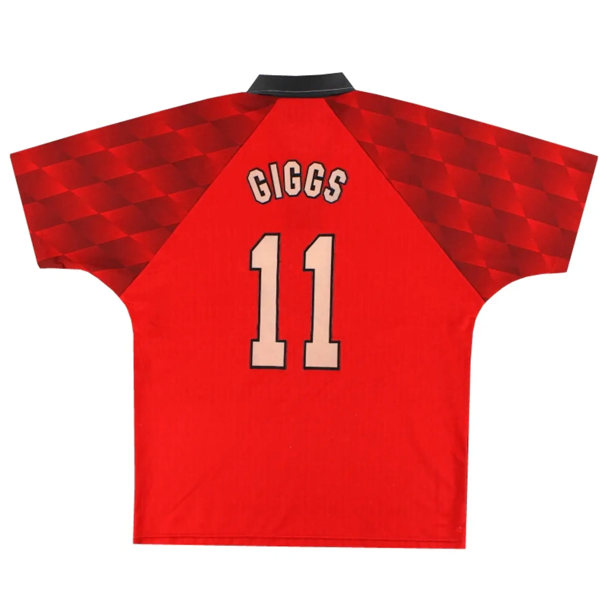 1996-98 Manchester United Umbro Home Shirt Giggs #11 L - Manchester United / Very good / Large