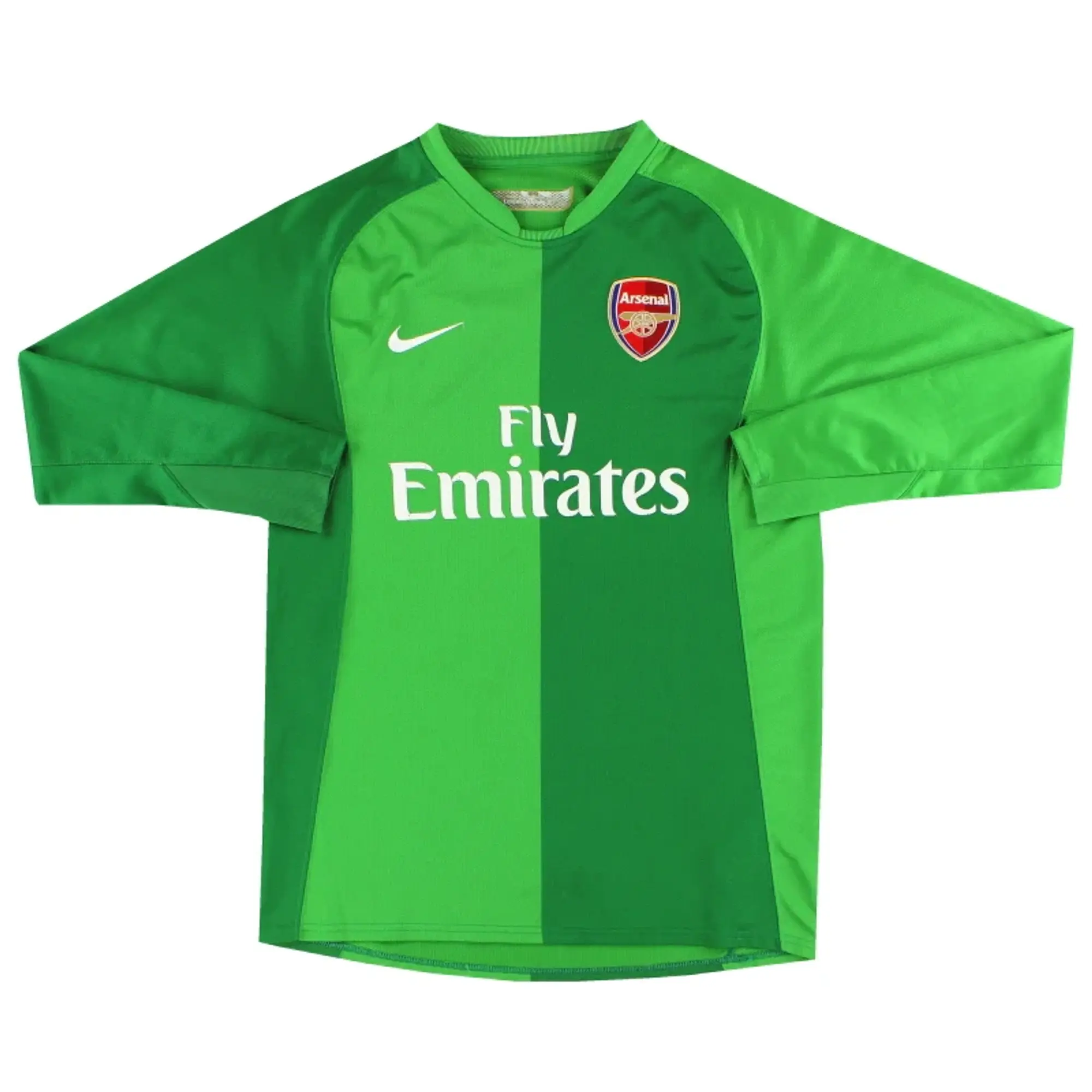 2006-08 Arsenal Nike Goalkeeper Shirt L/S S - Arsenal / Very good / Small