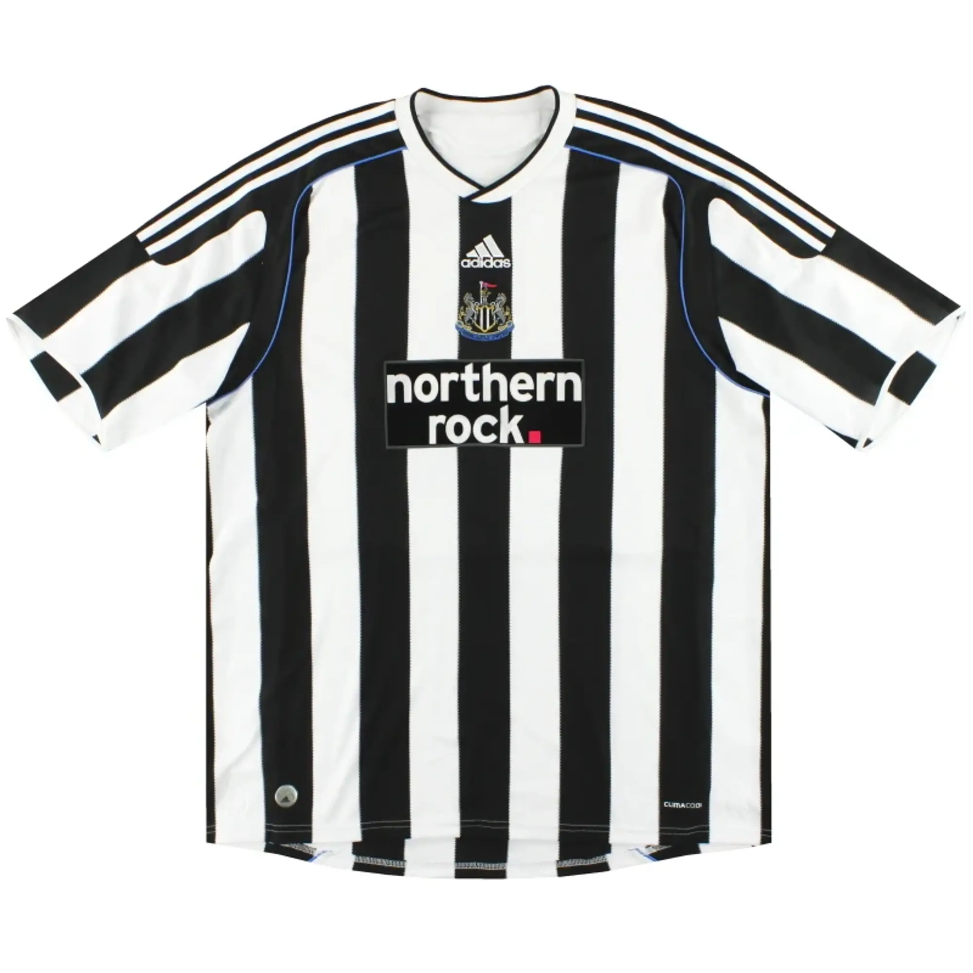 2009-10 Newcastle adidas Home Shirt L - Newcastle United / Excellent / Large