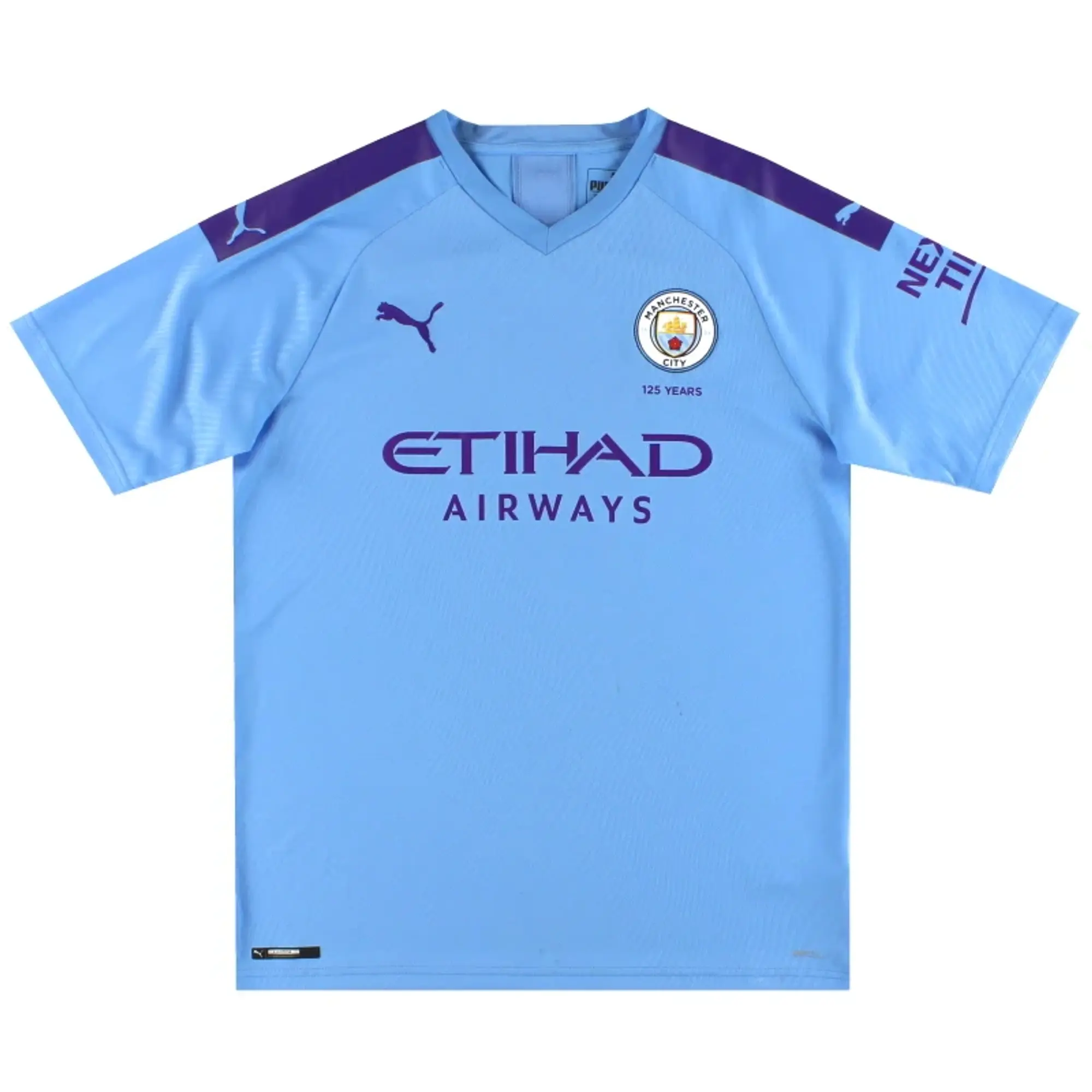 2019-20 Manchester City Puma '125 Years' Home Shirt *Mint* XL - Manchester City / Mint / XL