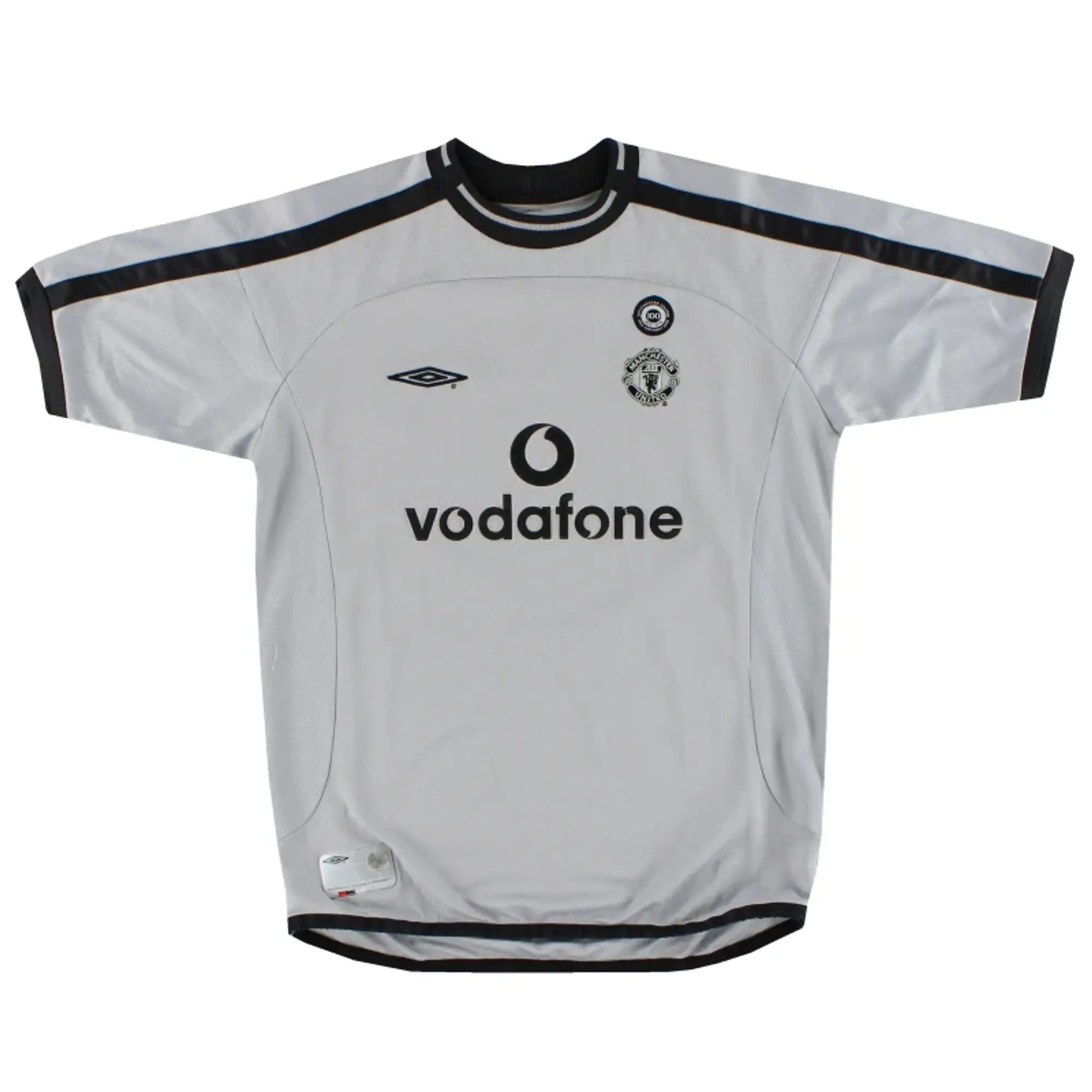 2001-02 Manchester United Umbro Centenary Goalkeeper Shirt M.Boys - Manchester United / Excellent / Youth