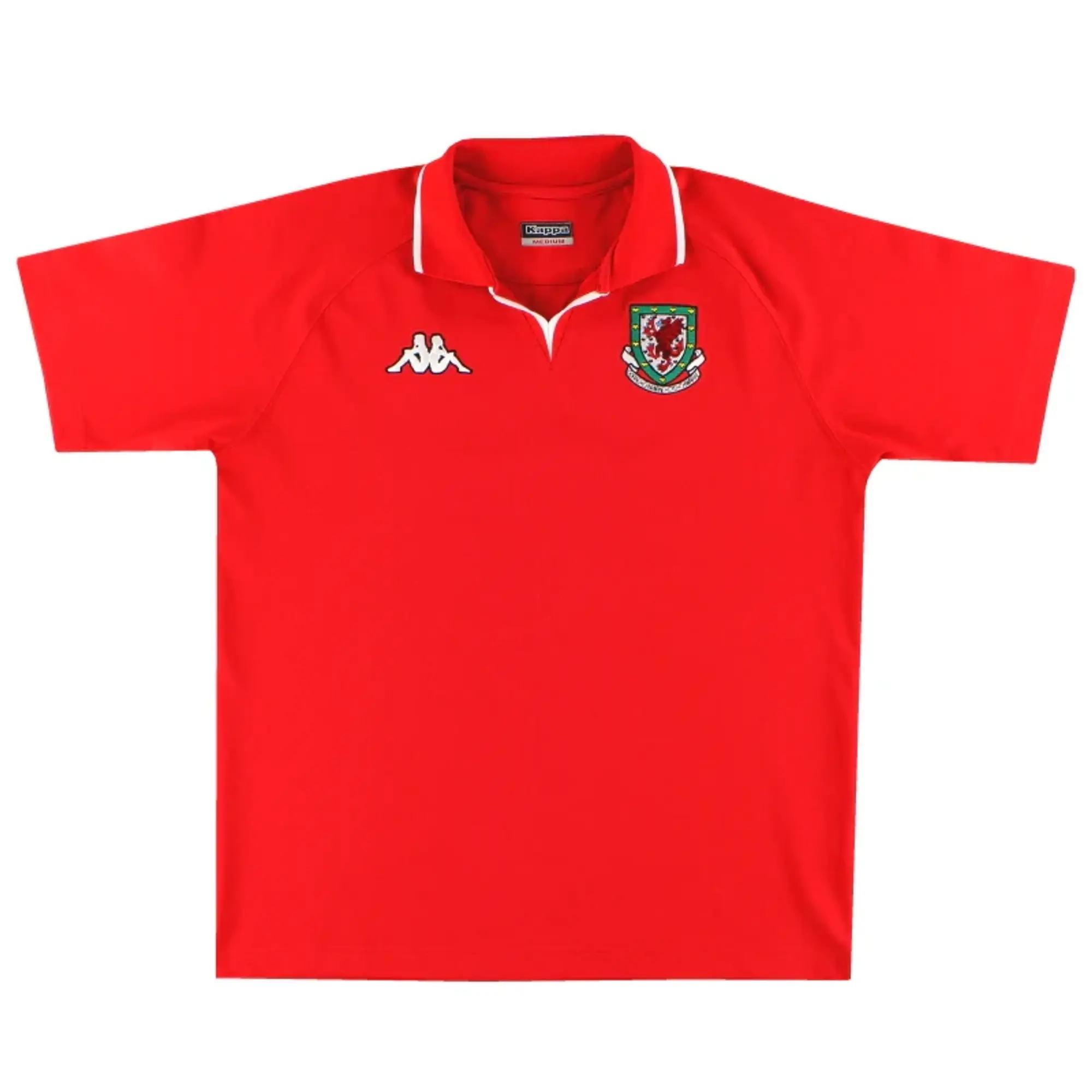 2003-05 Wales Kappa Polo Shirt M - Wales / Excellent / Medium