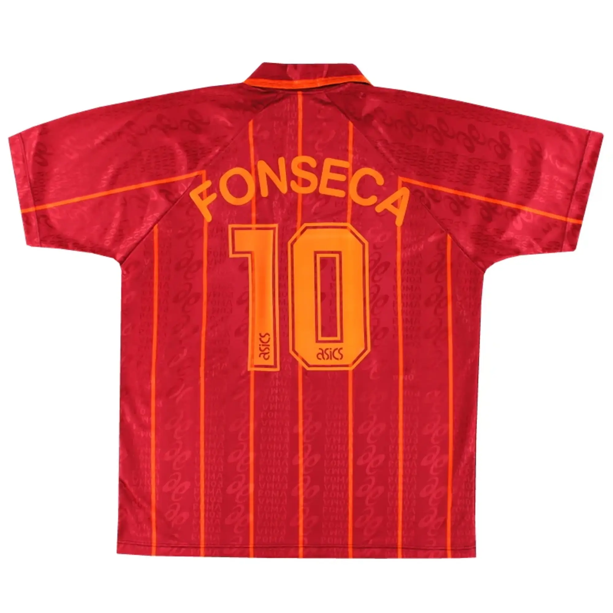 1996-97 Roma Asics Home Shirt Fonseca #10 *w/tags* XL - Roma / w/tags / XL