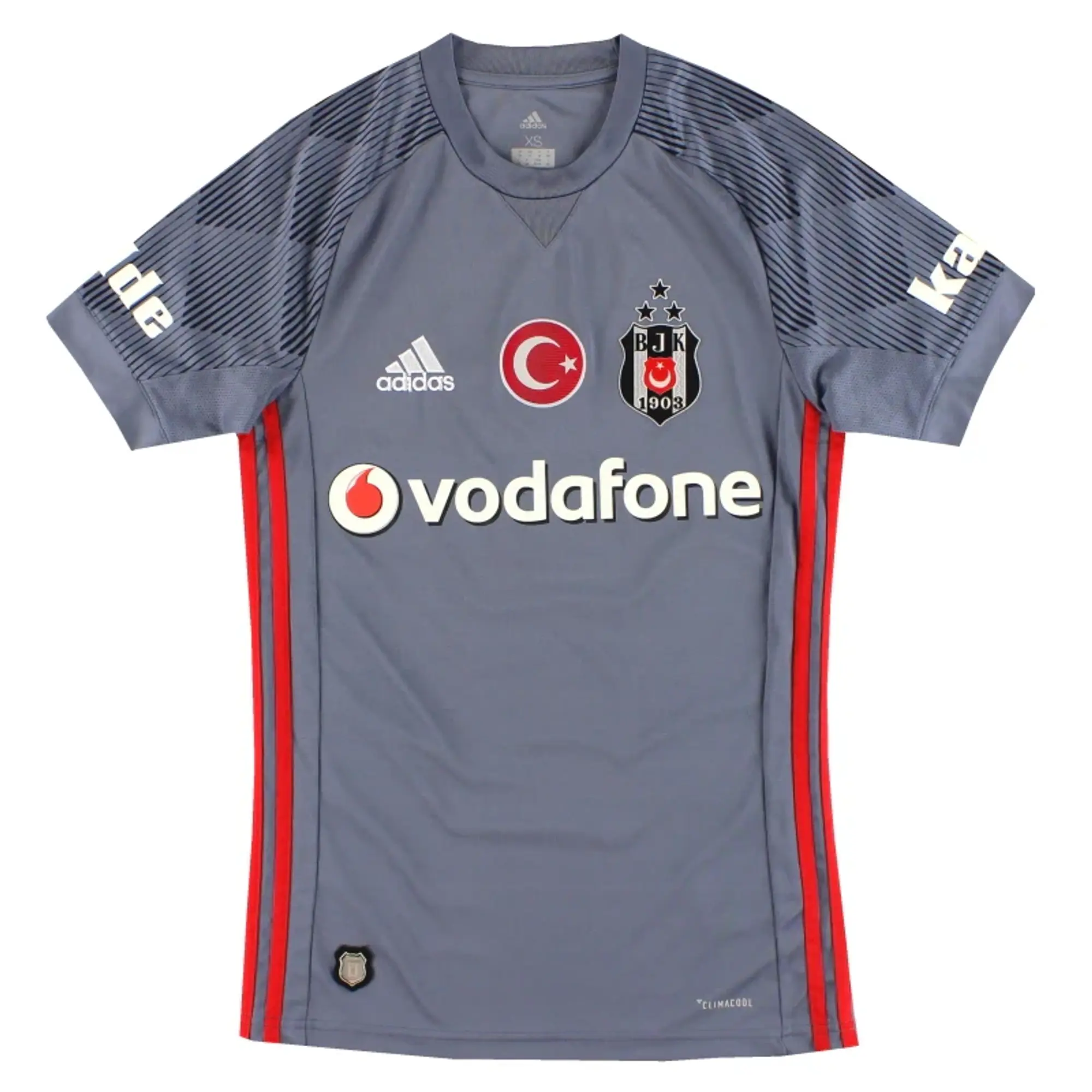 2017-18 Besiktas adidas Third Shirt XS - Besiktas / Excellent / XS