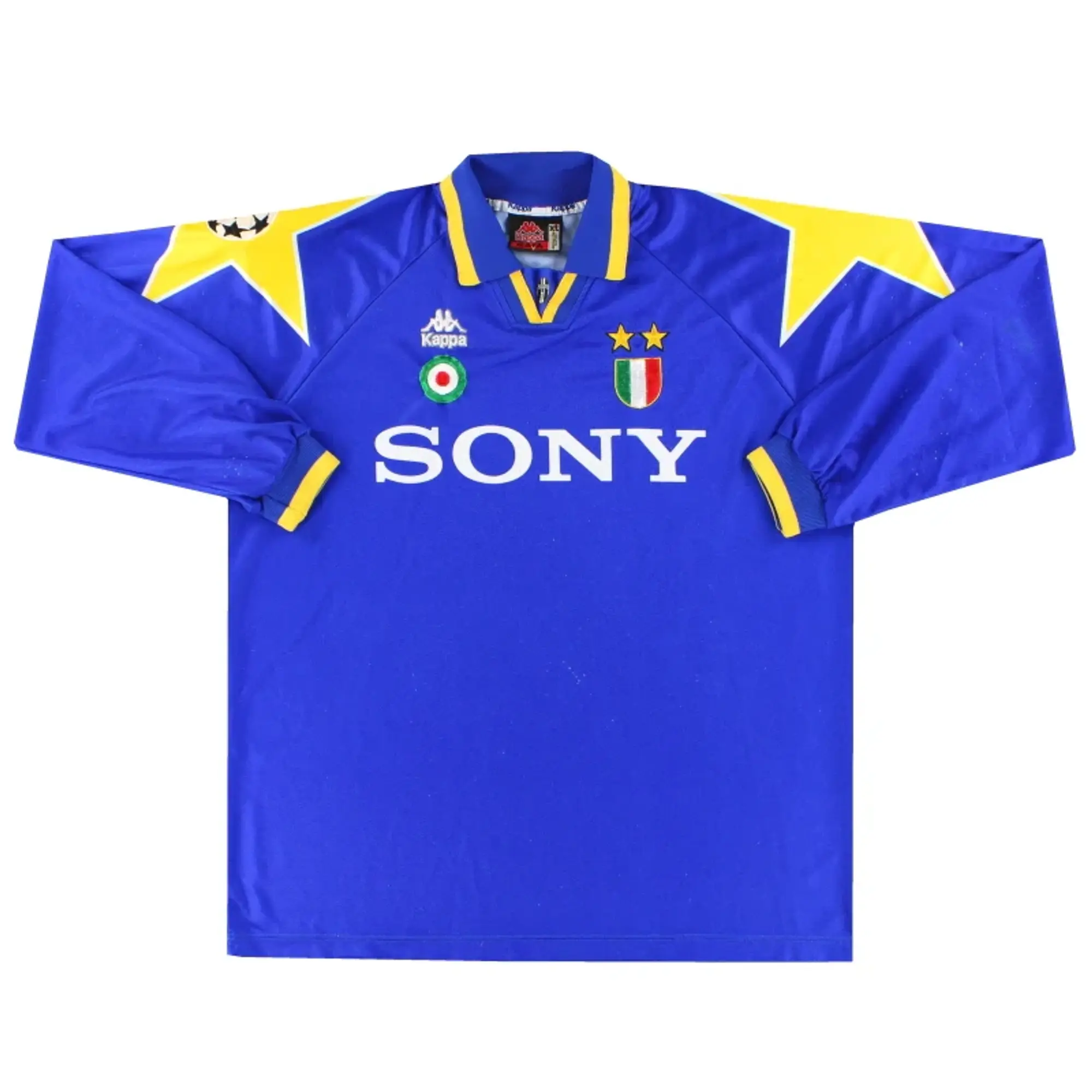 1995-96 Juventus Kappa Away Shirt L/S XL - Juventus / Very Good / XL