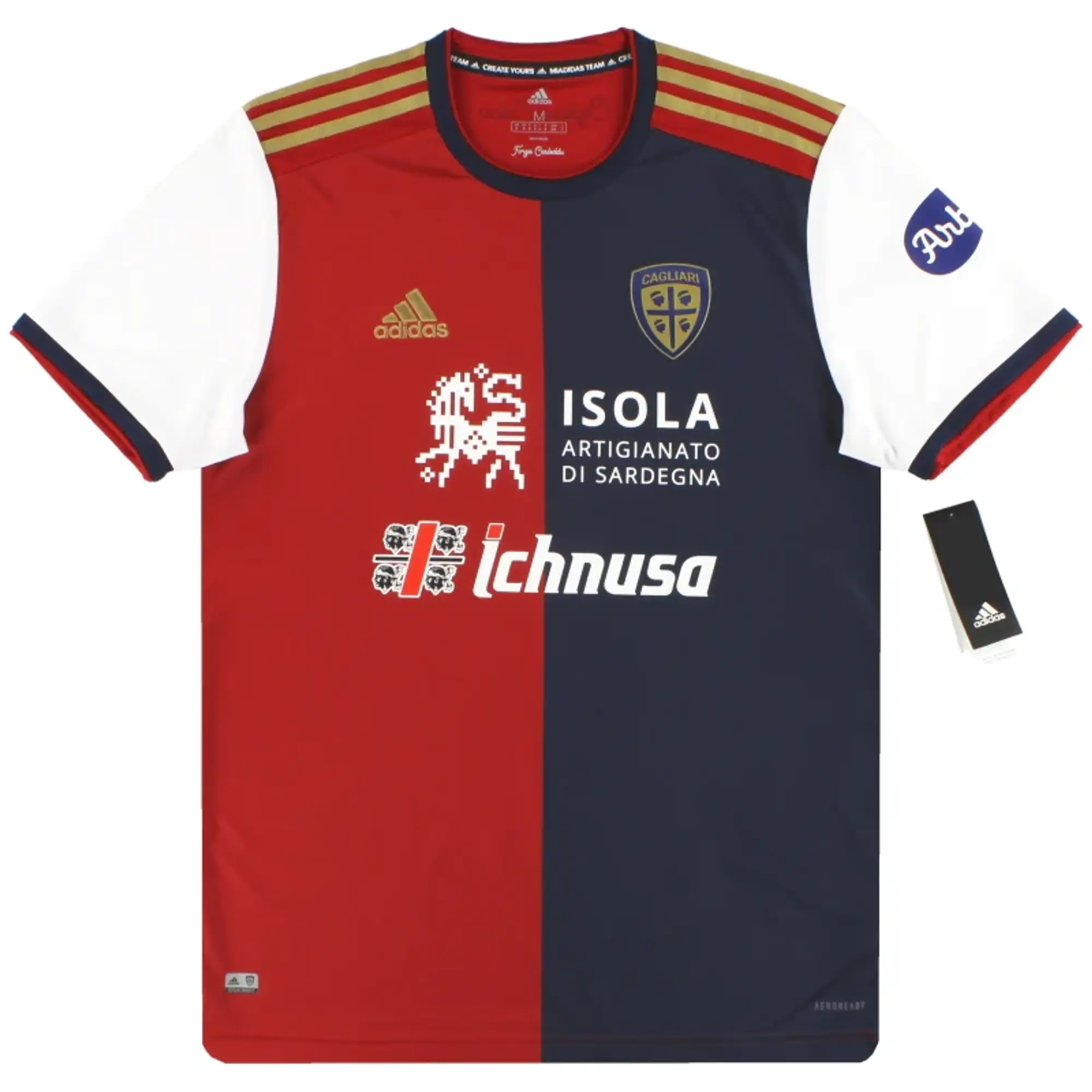 2020-21 Cagliari adidas Centenary Home Shirt *w/tags* - Other Italian Clubs / w/tags / XL