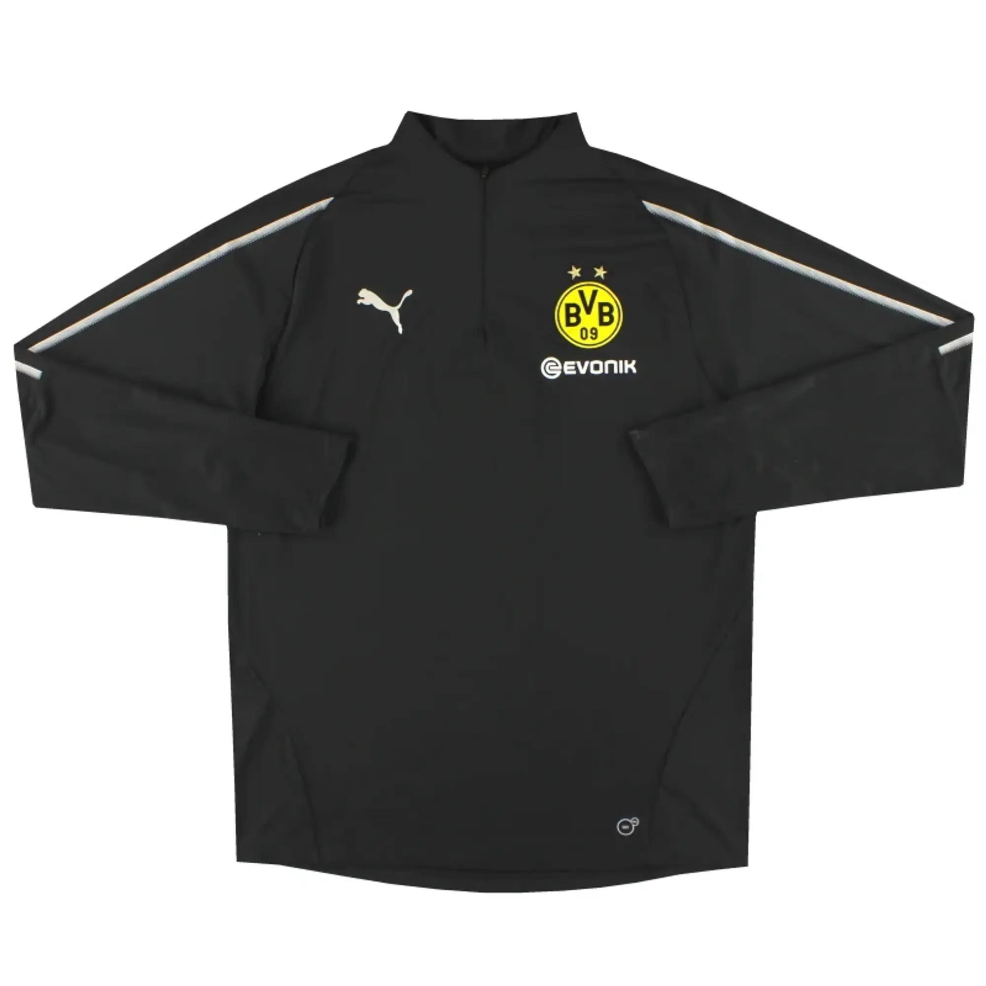 2018-19 Dortmund Puma 1/4 Zip Training Top L - Dortmund / Excellent / Large