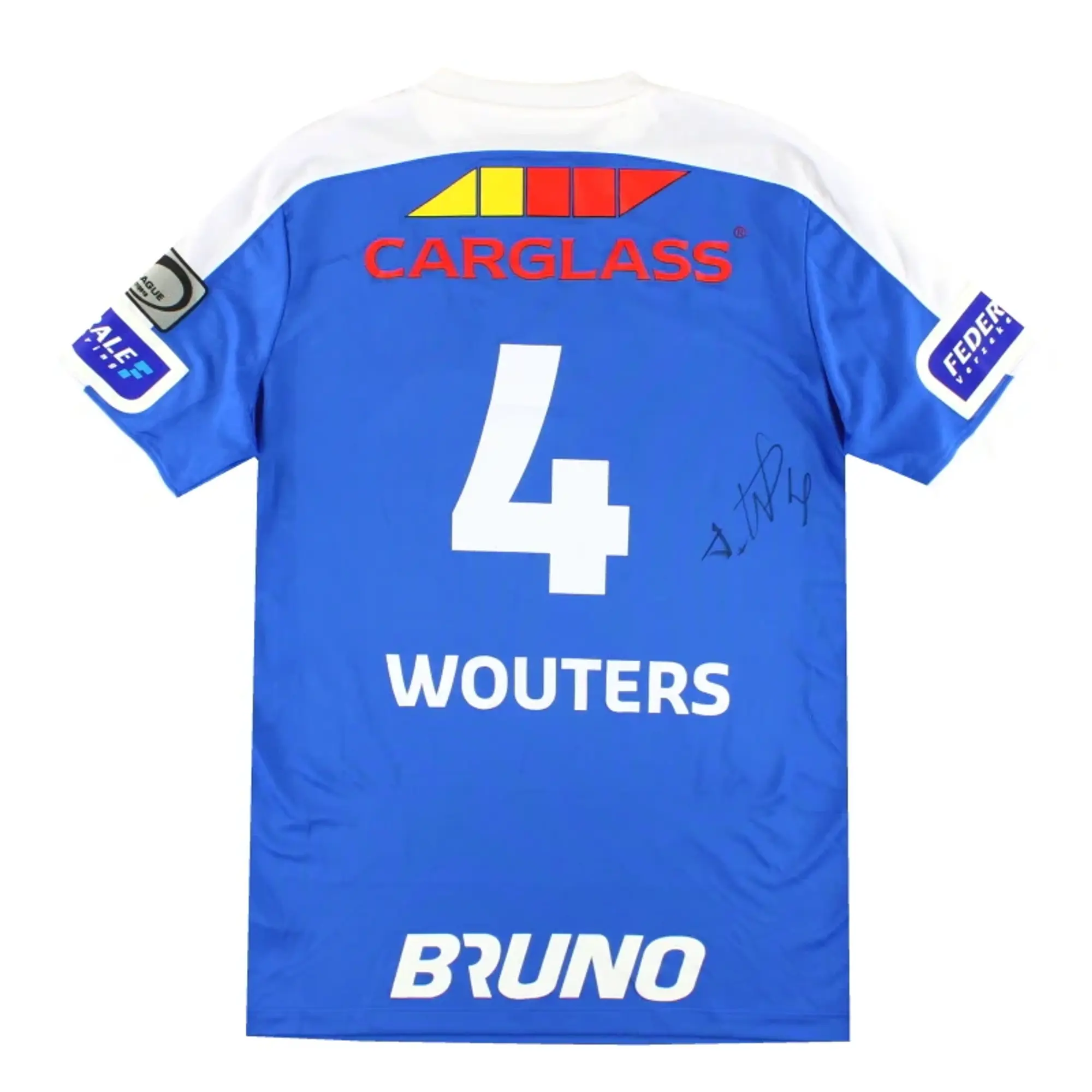 2017-18 Genk Nike Player Issue 'Signed' Home Shirt Wouters #4 L - Other European Clubs / Excellent / Large