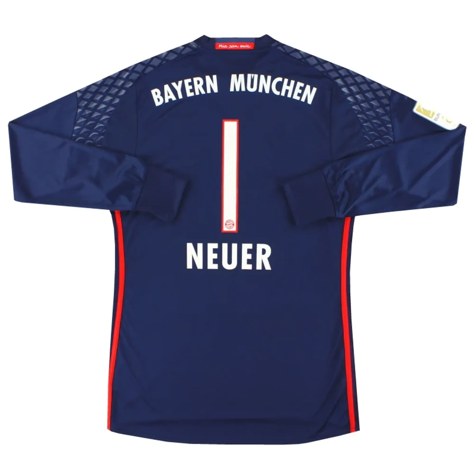 2016-17 Bayern Munich adidas Goalkeeper Shirt Neuer #1 M - Bayern Munich / Excellent / Medium