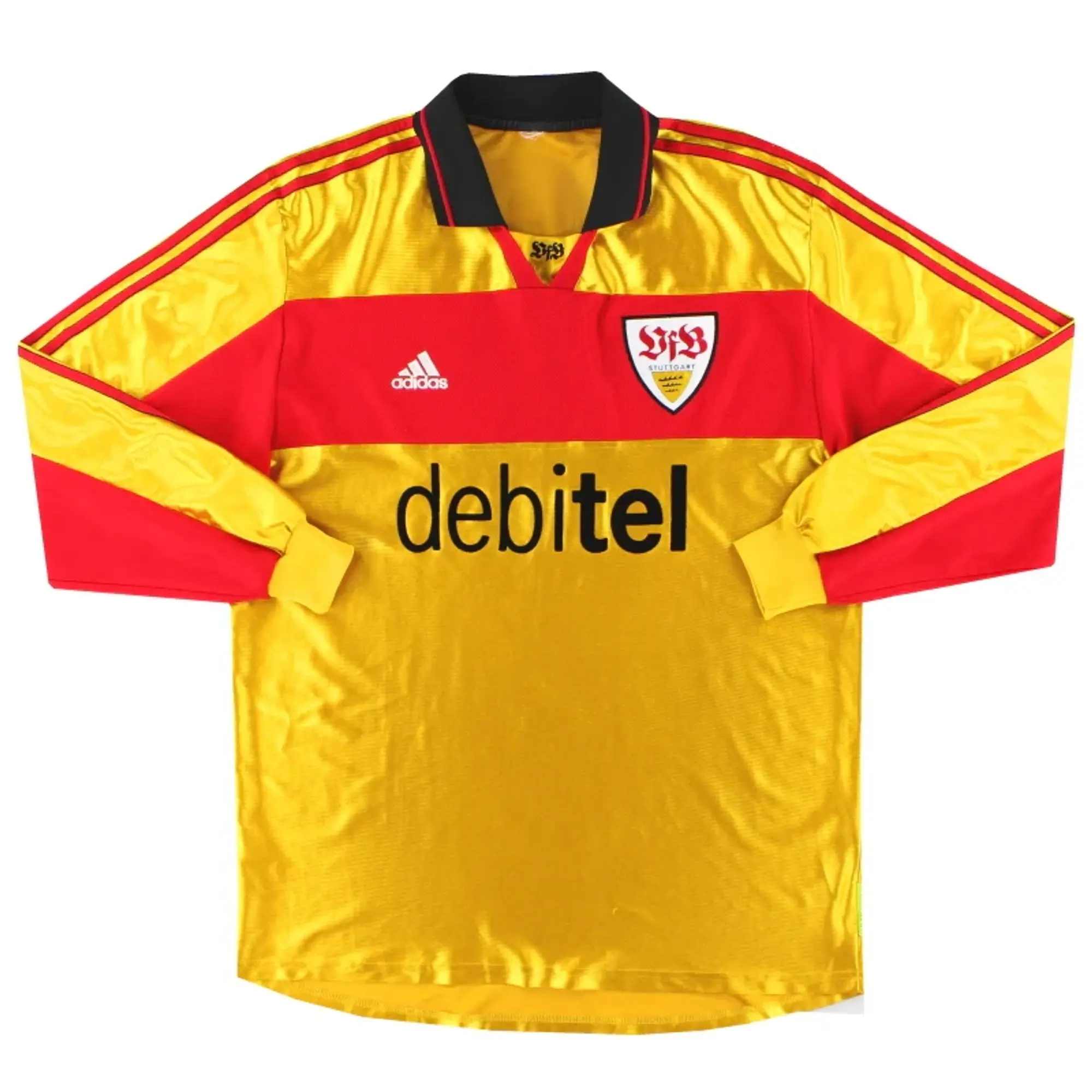 1999-01 Stuttgart adidas Player Issue Third Shirt #8 L/S XL - Other German Clubs / Excellent / XL