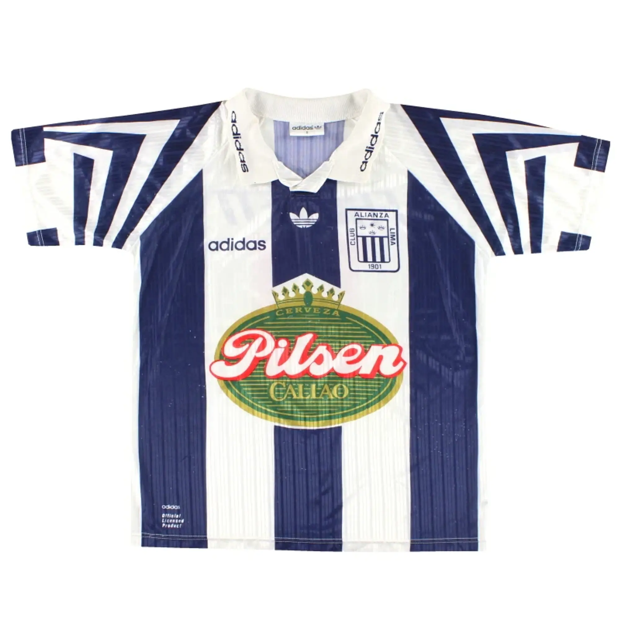 1996 Alianza Lima adidas Home Shirt #11 S - Central and South American Clubs / Good / Small