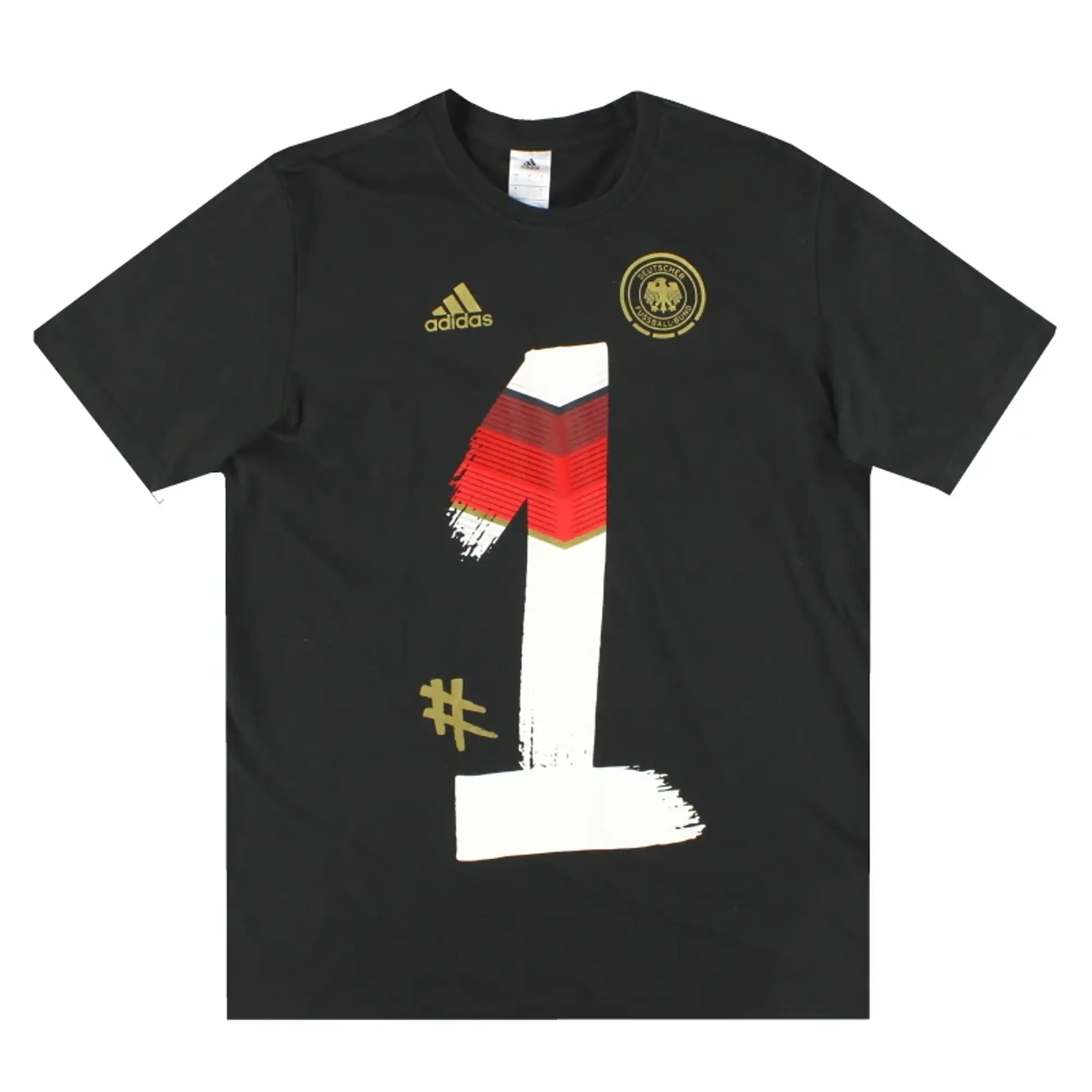 2014-15 Germany adidas Graphic Tee L - Germany / Excellent / Large