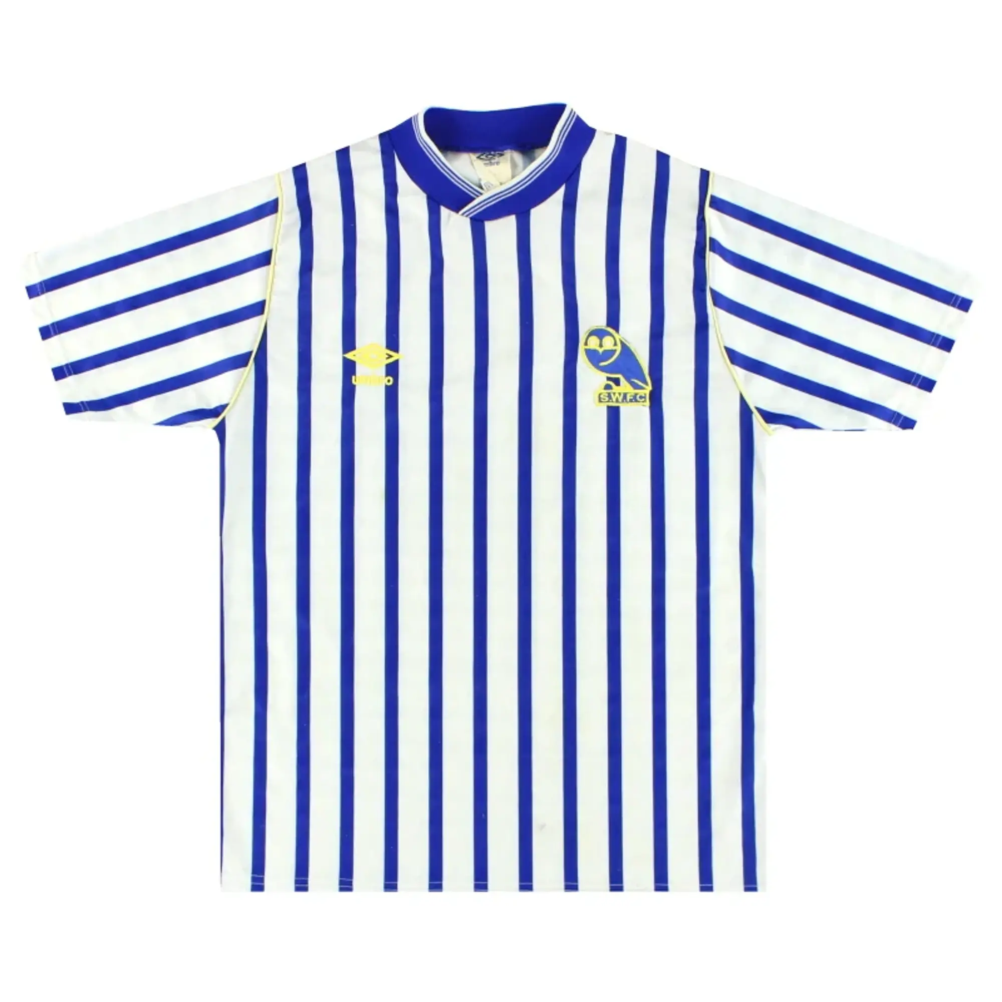 1987-89 Sheffield Wednesday Umbro Home Shirt S - Sheffield Wednesday / Very Good / Small