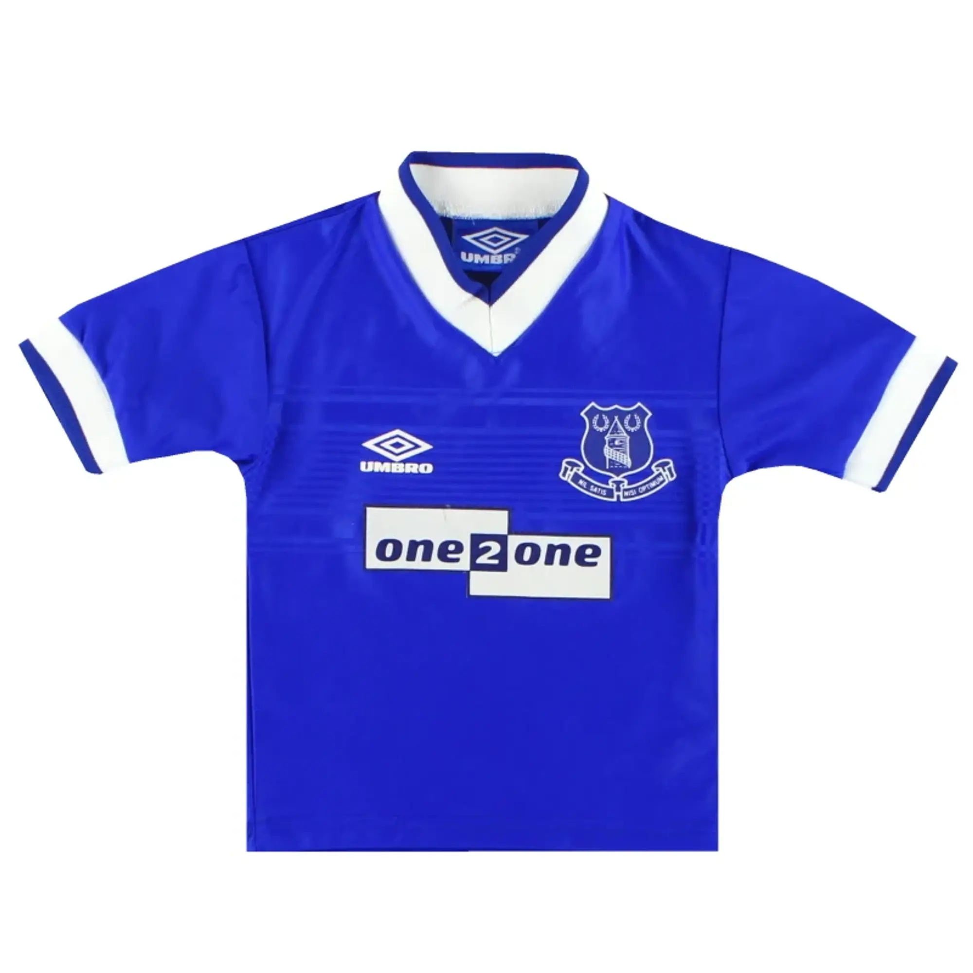 1999-00 Everton Umbro Home Shirt Child - Everton / Excellent / Youth