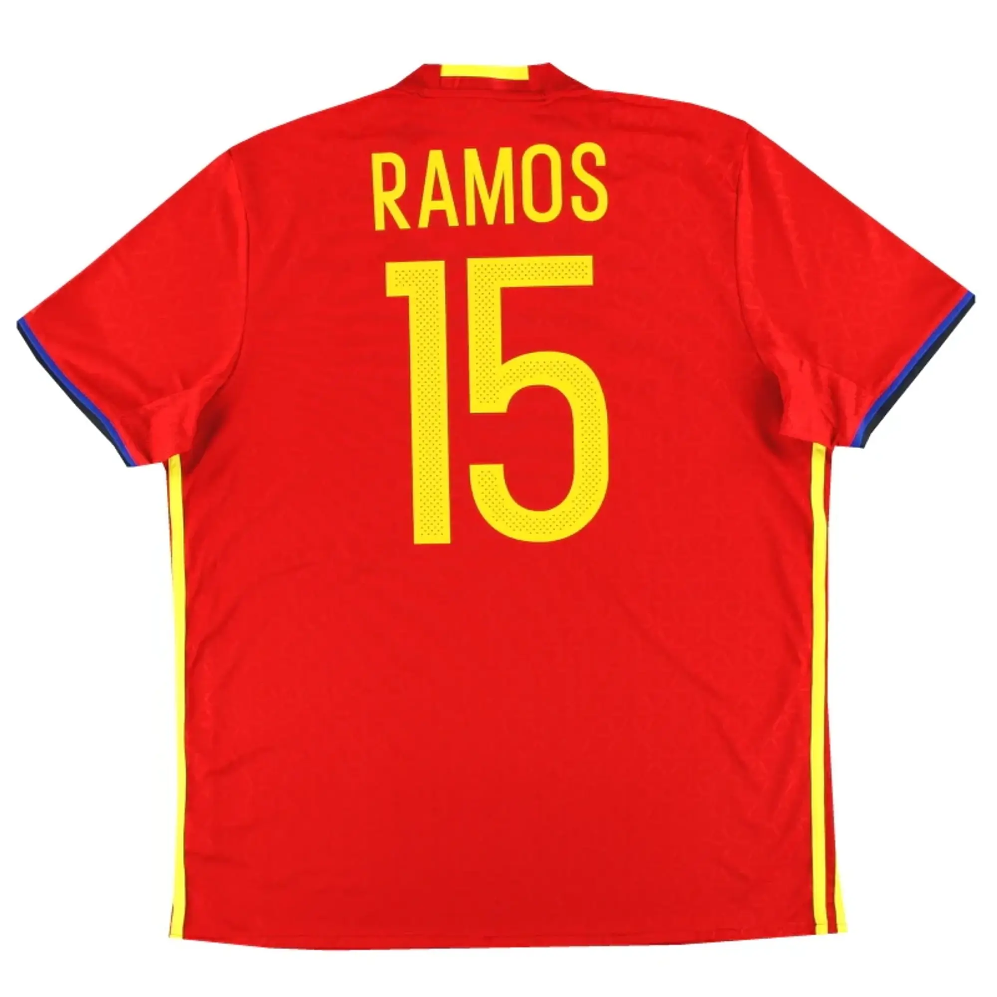 2016-17 Spain adidas Home Shirt Ramos #15 XL - Spain / Excellent / XL