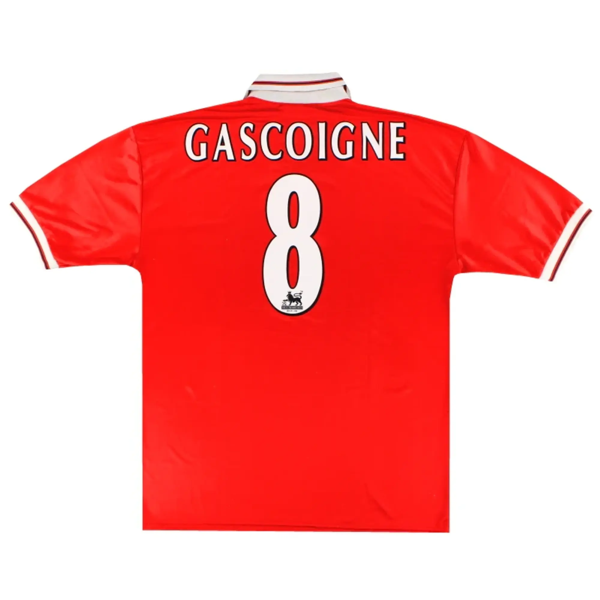 1998-99 Middlesbrough Errea Home Shirt Gascoigne #8 XL - Middlesbrough / Excellent / XL