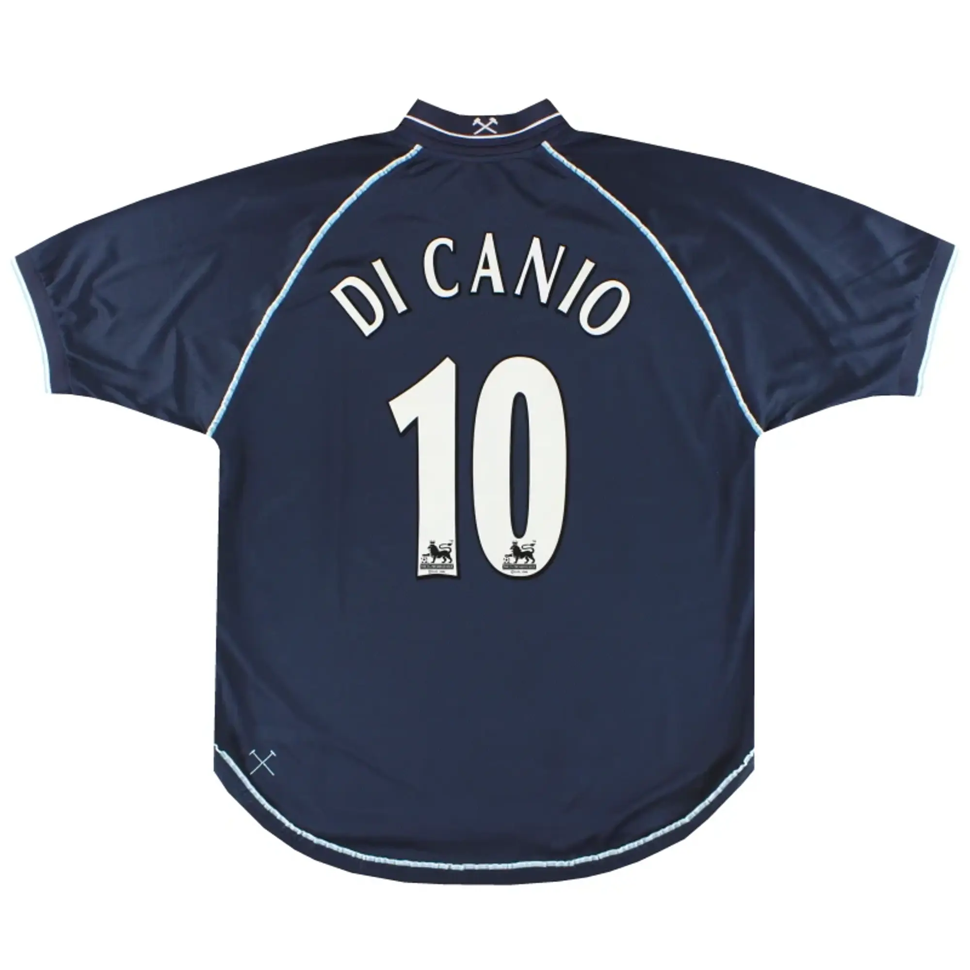 1999-01 West Ham Fila Third Shirt Di Cano #10 XL - West Ham / Excellent / XL