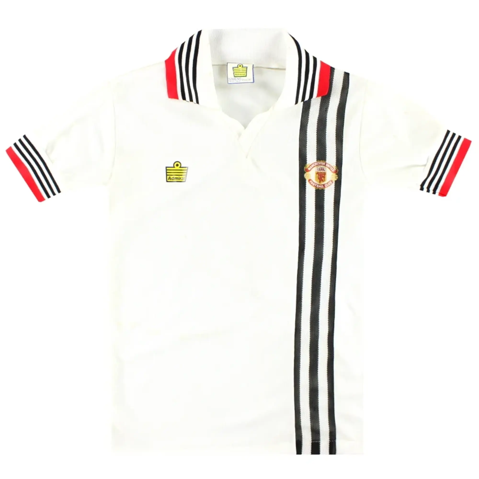 1975-80 Manchester United Admiral Away Shirt S - Manchester United / Very Good / Small