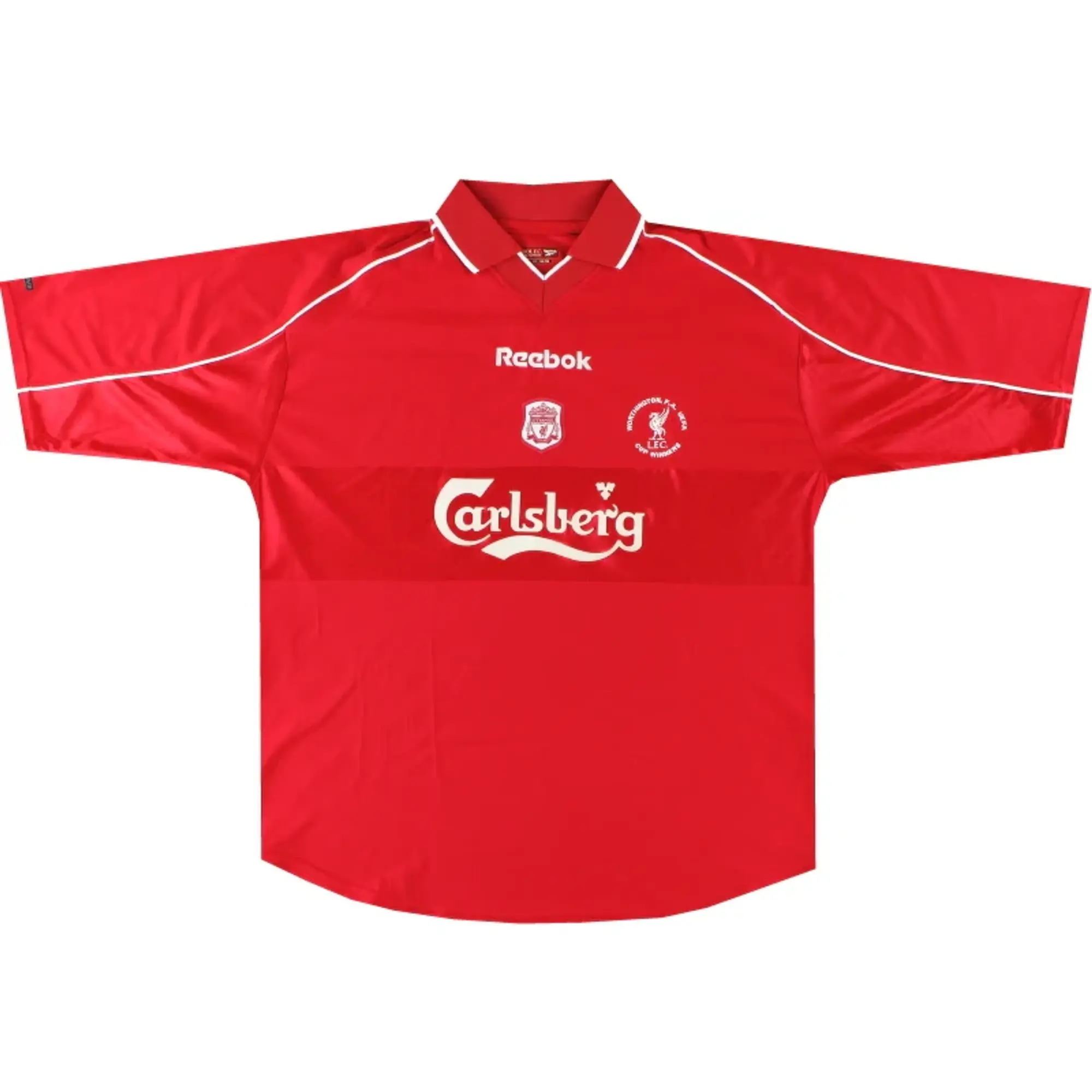 2000-02 Liverpool Reebok 'Cup Winners' Home Shirt *Mint* L - Liverpool / Mint / Large