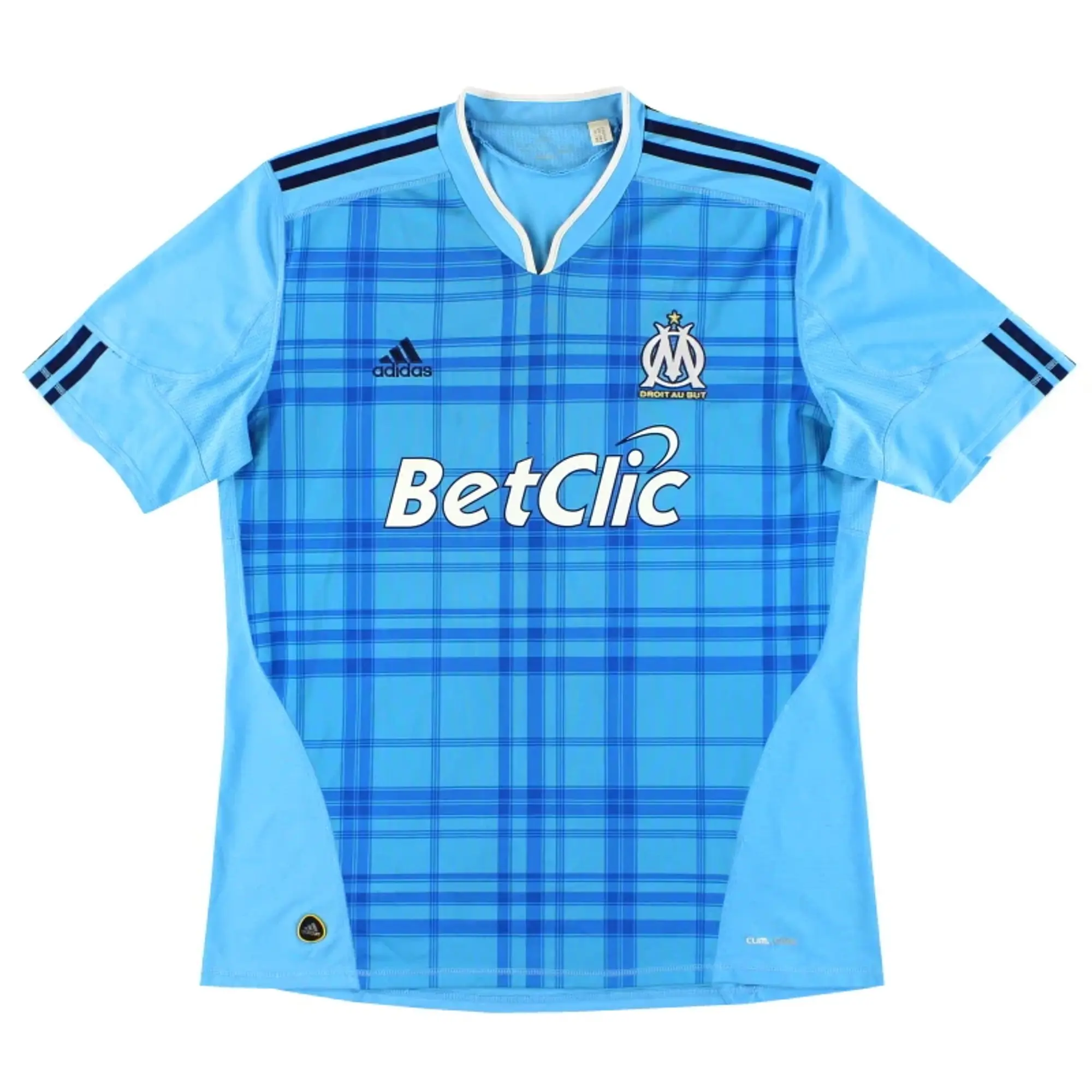 2010-11 Olympique Marseille adidas Away Shirt M - Olympique Marseille / Excellent / Medium