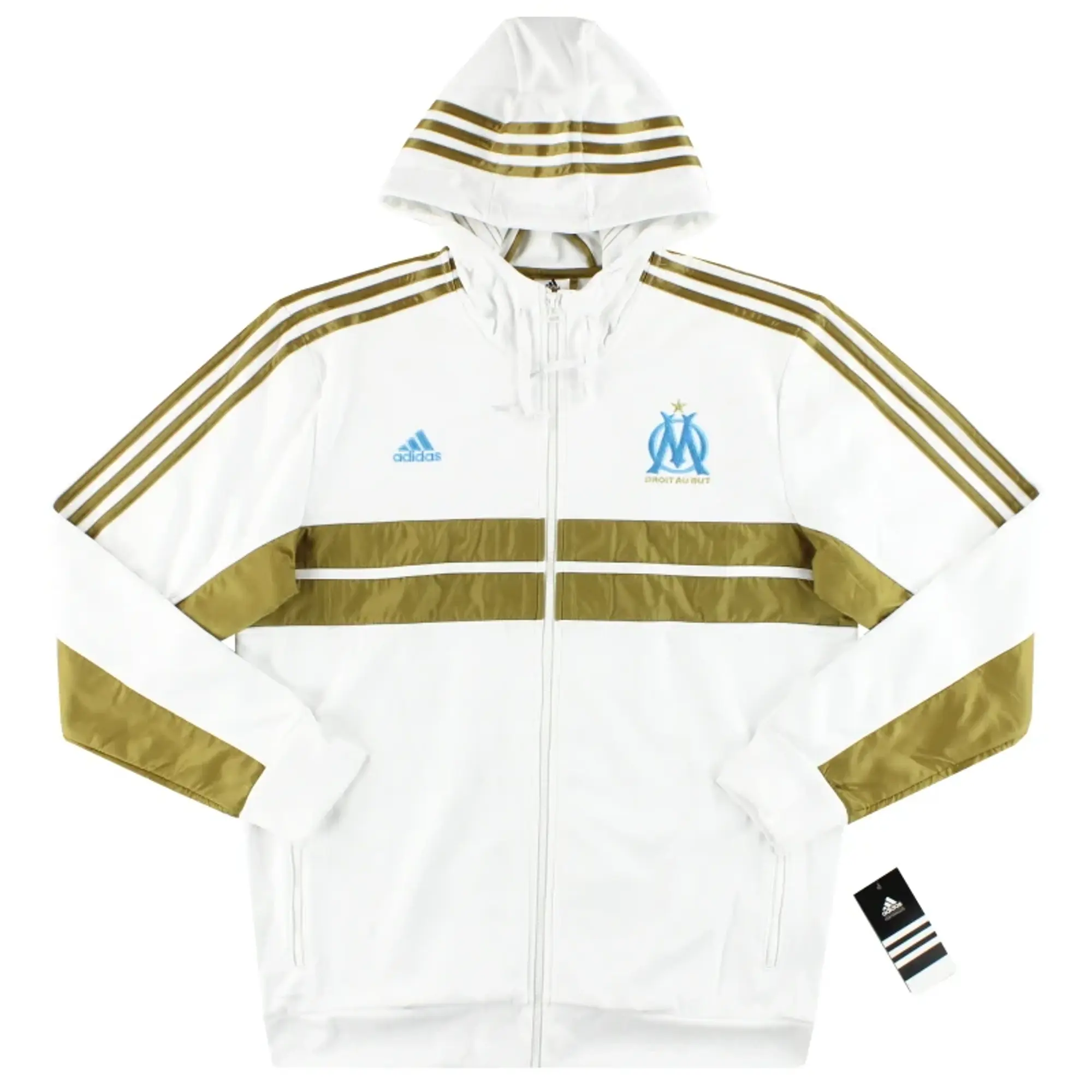 2013-14 Olympique Marseille adidas Anthem Jacket *w/tags* - Olympique Marseille / w/tags / Large