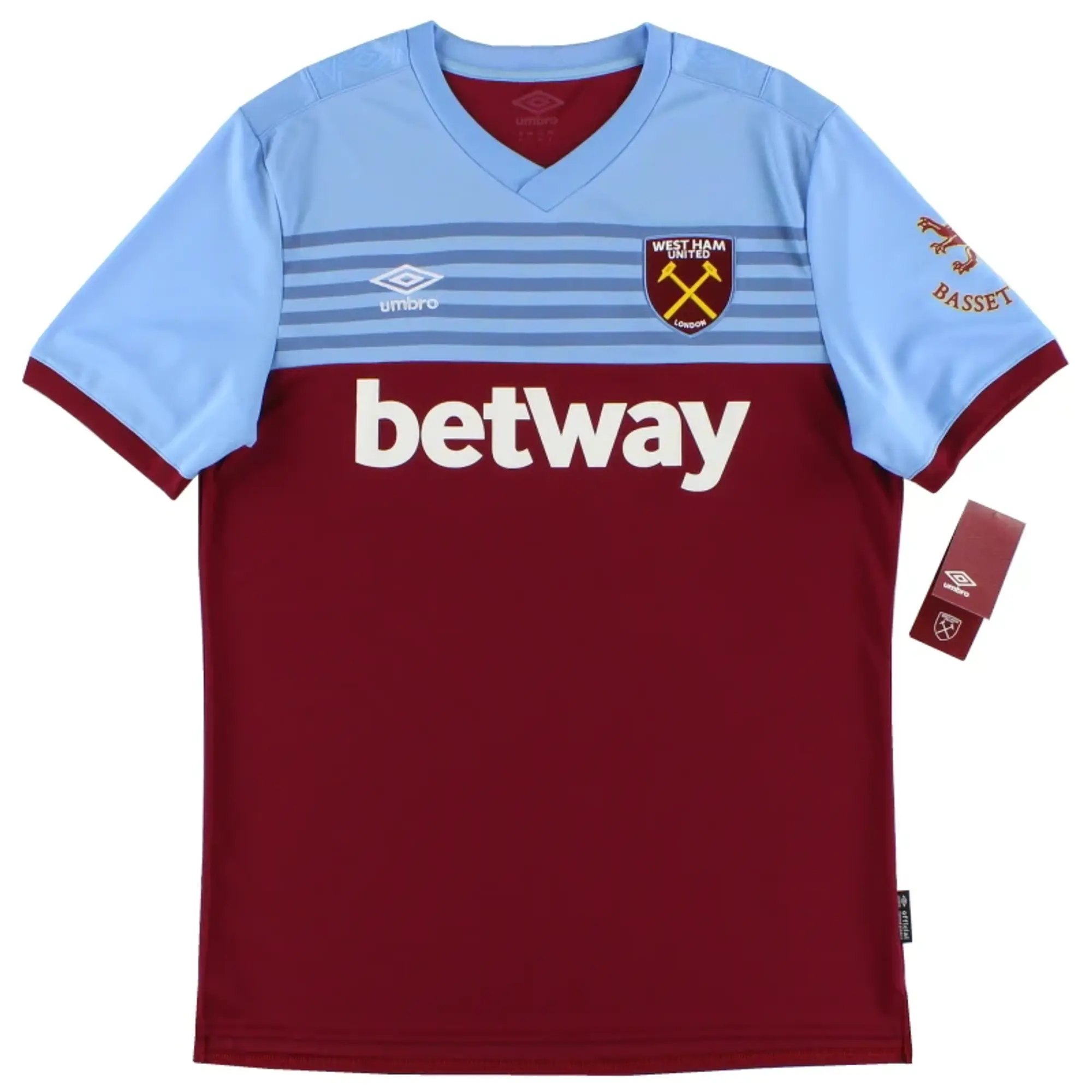 2019-20 West Ham Umbro Home Shirt *w/tags* - West Ham / w/tags / XXL