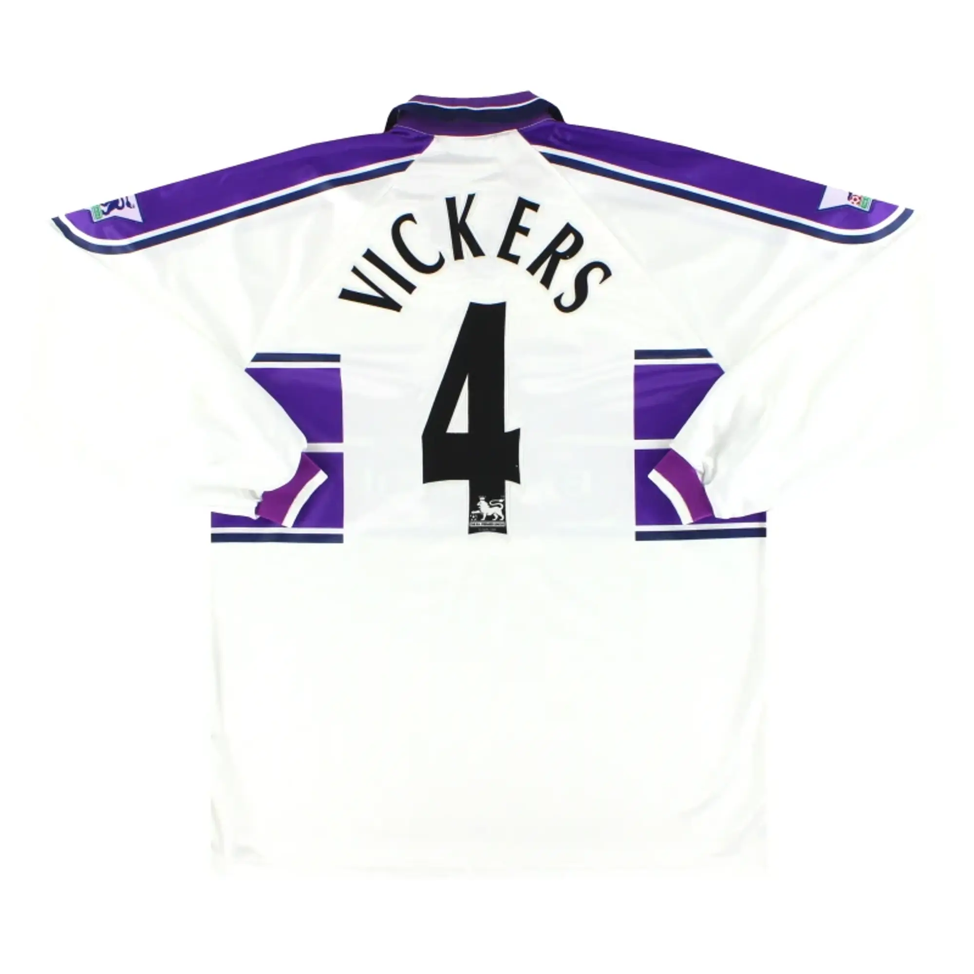 1999-00 Middlesbrough Errea Player Issue Away Shirt Vickers #4 L/S XXXL - Middlesbrough / Excellent / XXXL