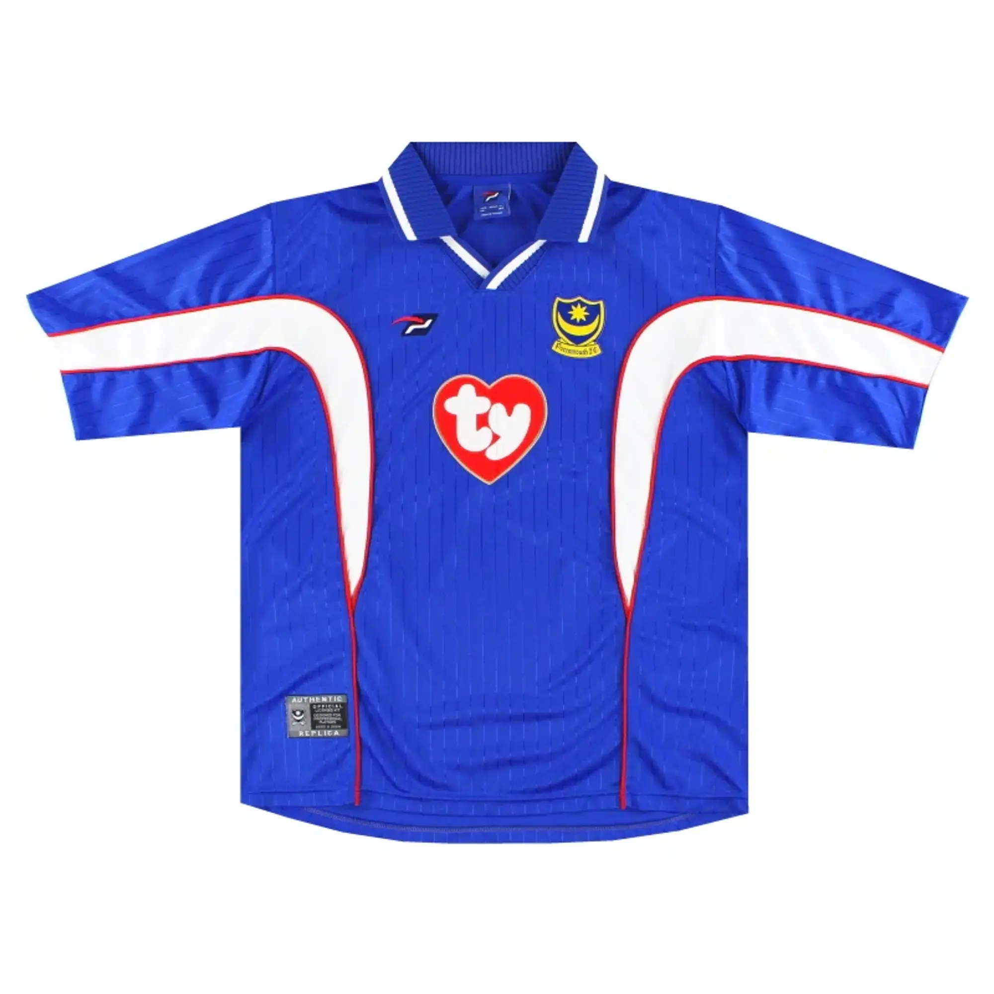 2002-03 Portsmouth Pompey Sport Home Shirt *Mint* XXL - Portsmouth / Mint / XXL