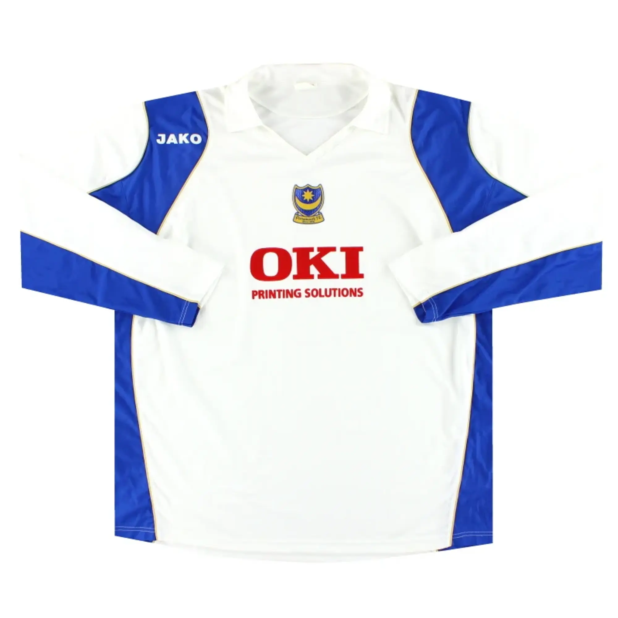 2006-07 Portsmouth Jako Away Shirt L/S *Mint* XXL - Portsmouth / Mint / XXL