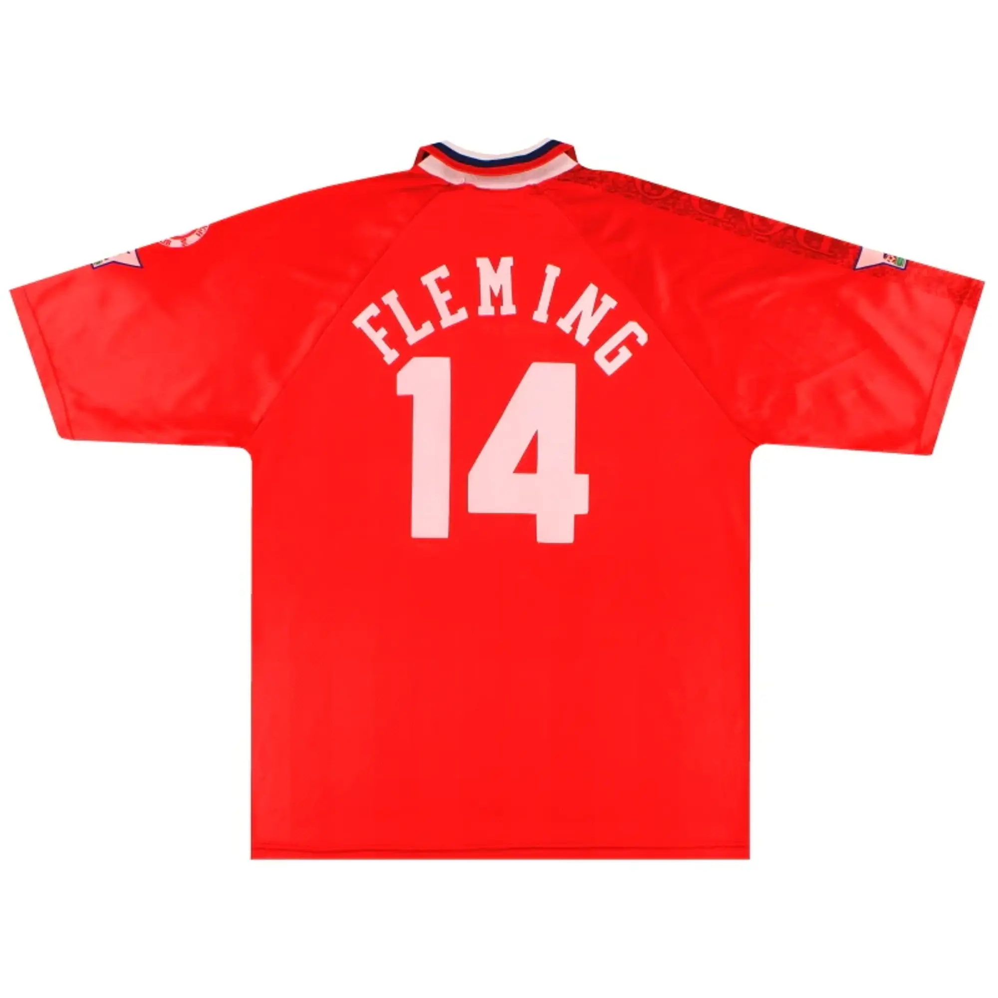 1996-97 Middlesbrough Errea Home Shirt Fleming #14 XXL - Middlesbrough / Excellent / XXL