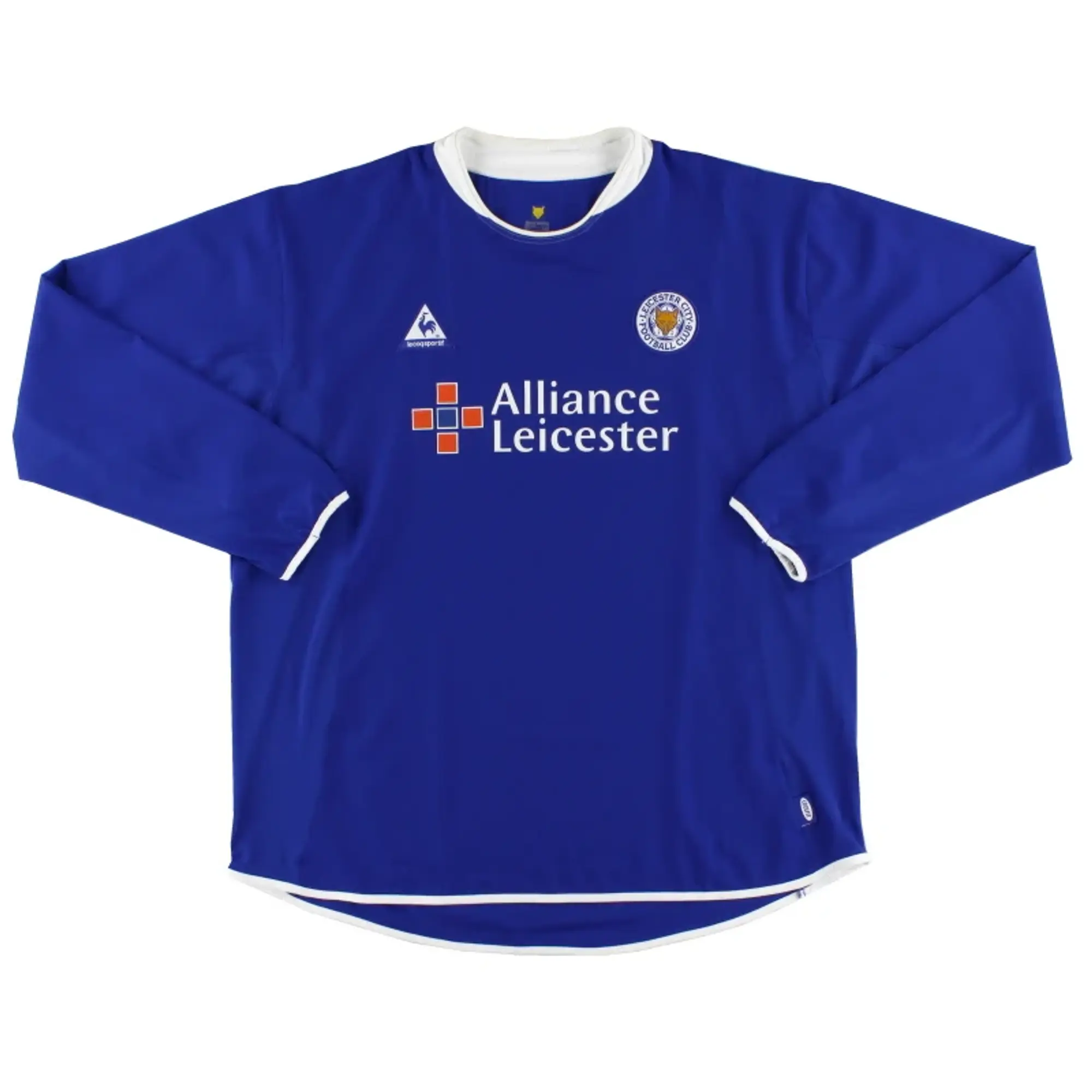2003-05 Leicester Le Coq Sportif Home Shirt L/S XL - Leicester City / Excellent / XL