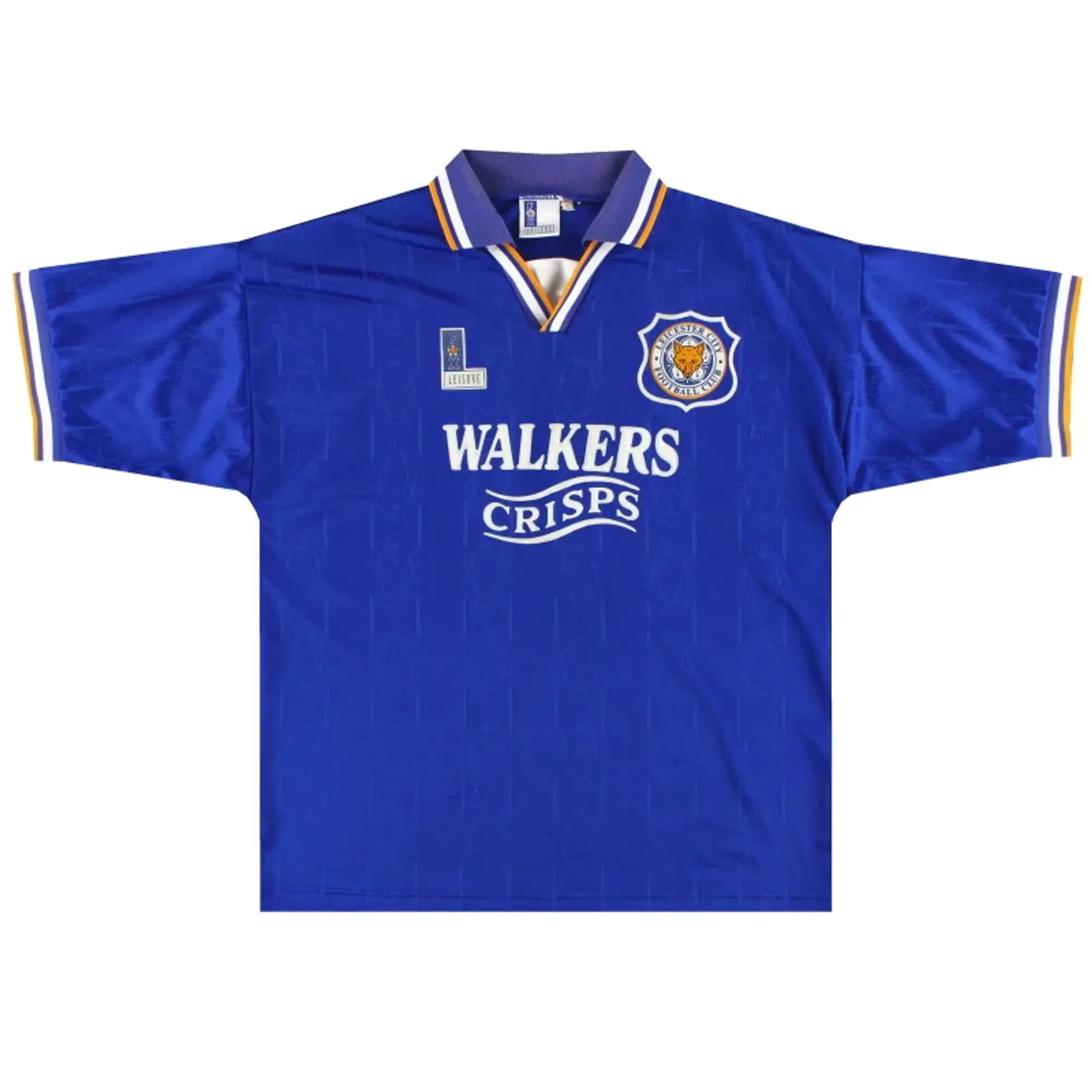 1994-96 Leicester Fox Leisure Home Shirt M - Leicester City / Excellent / Medium