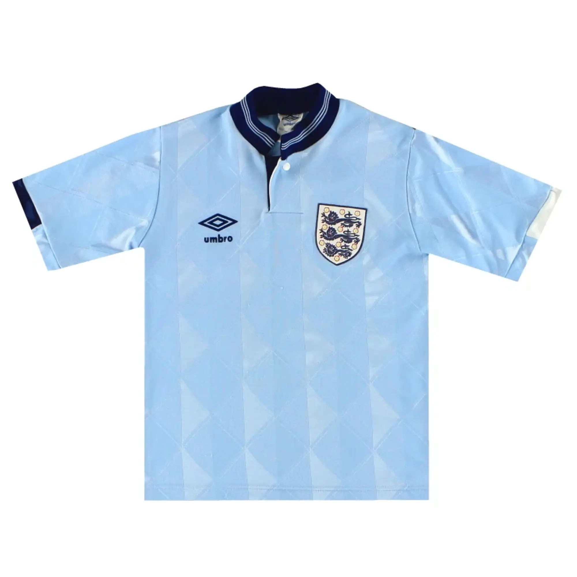 1987-90 England Umbro Third Shirt #11 L.Boys - England / Excellent / Large Boys