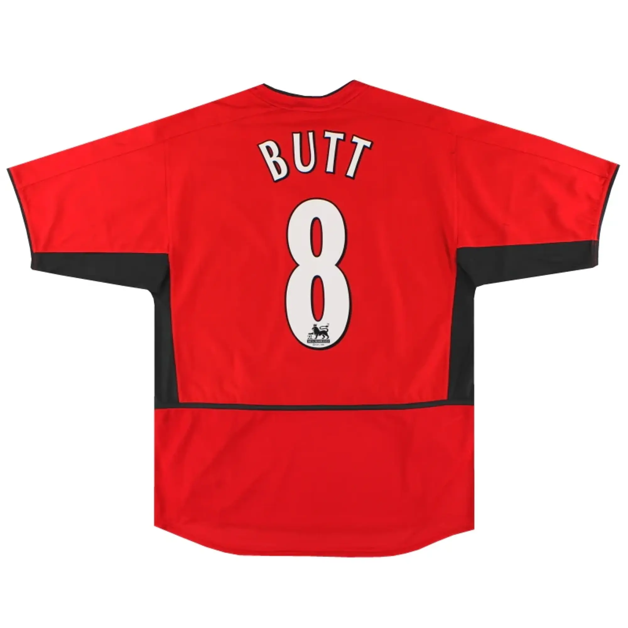 2002-04 Manchester United Nike Home Shirt Butt #8 *Mint* L - Manchester United / Mint / Large