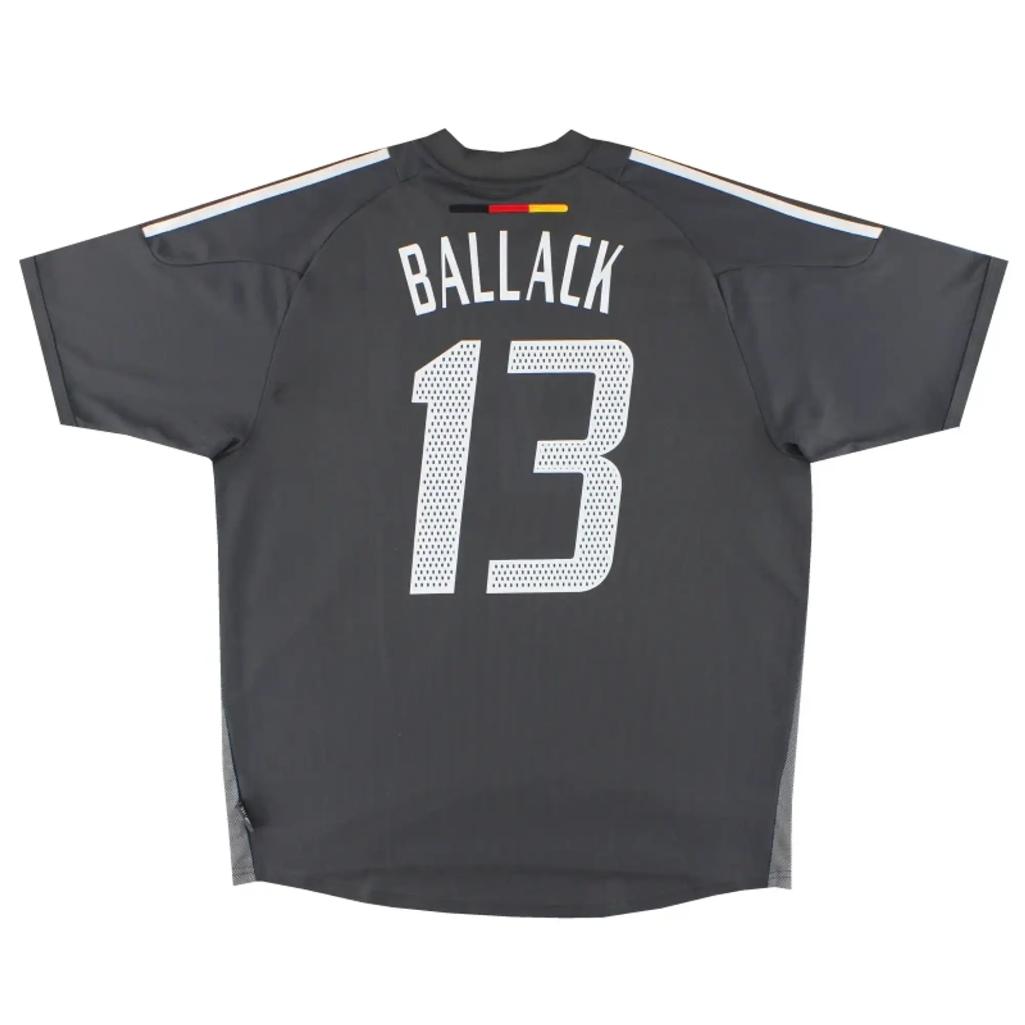2002-04 Germany adidas Away Shirt Ballack #13 *Mint* L - Germany / Mint / Large