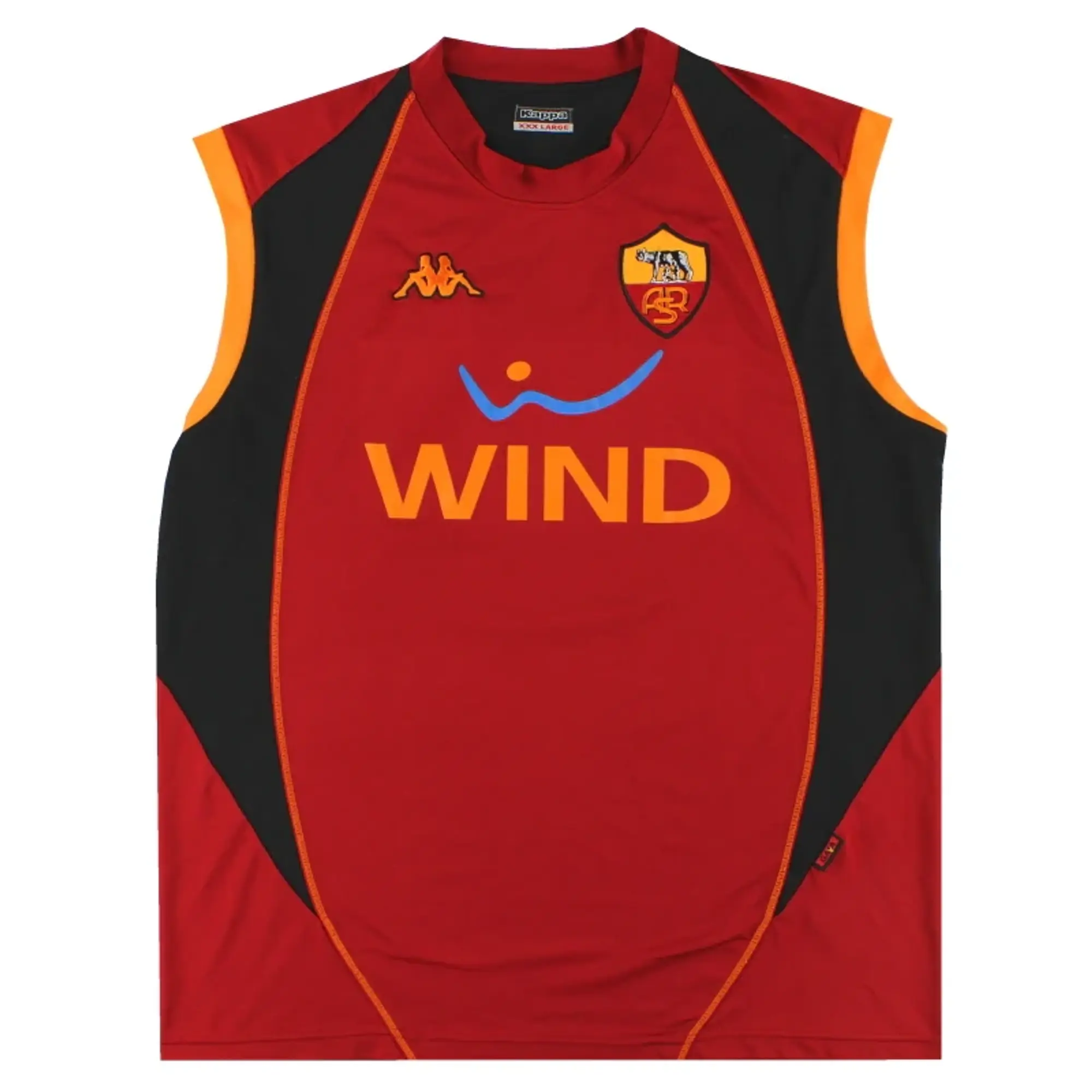 2008-09 Roma Kappa Training Vest XXXL - Roma / Excellent / XXXL