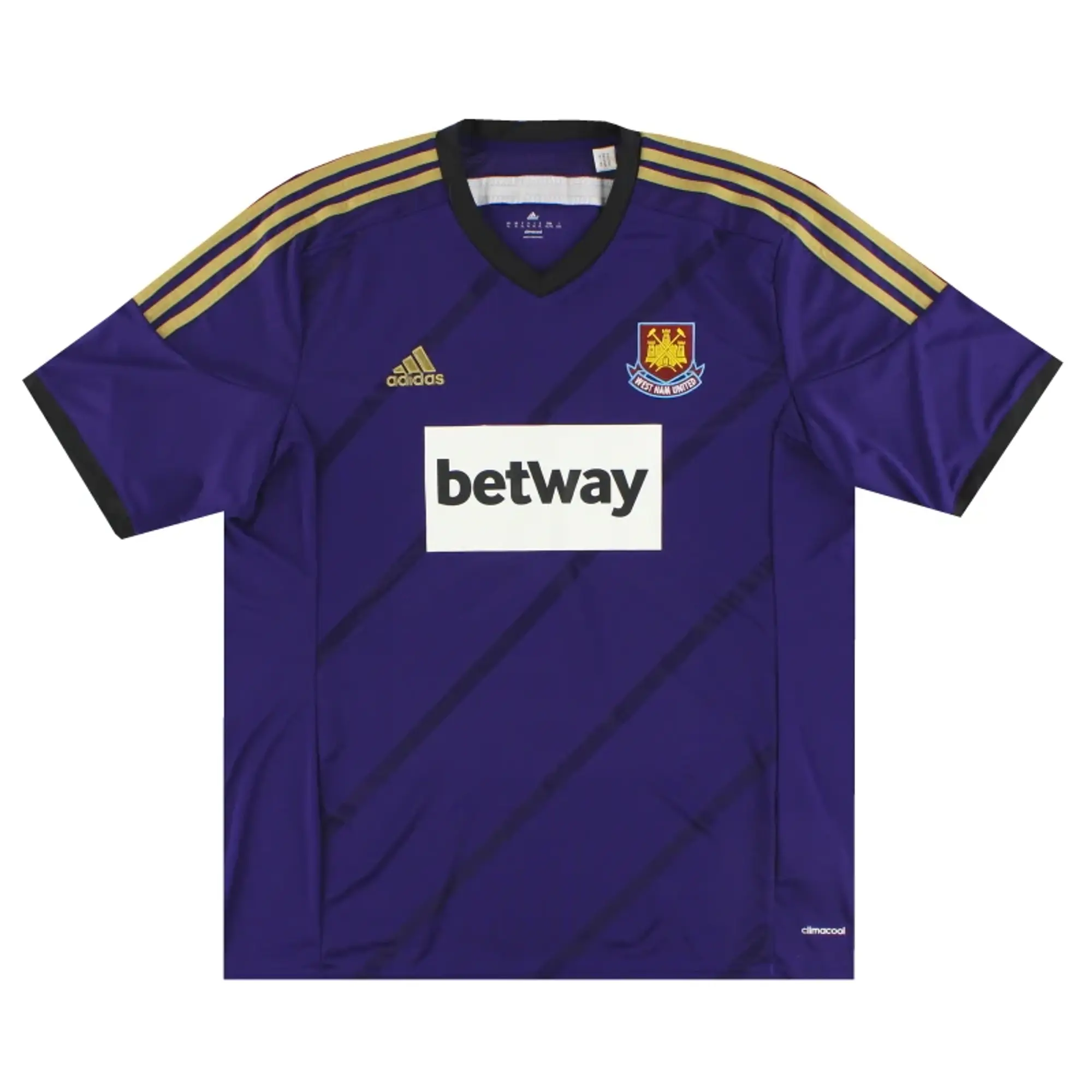 2014-15 West Ham adidas Third Shirt XL - West Ham / Excellent / XL