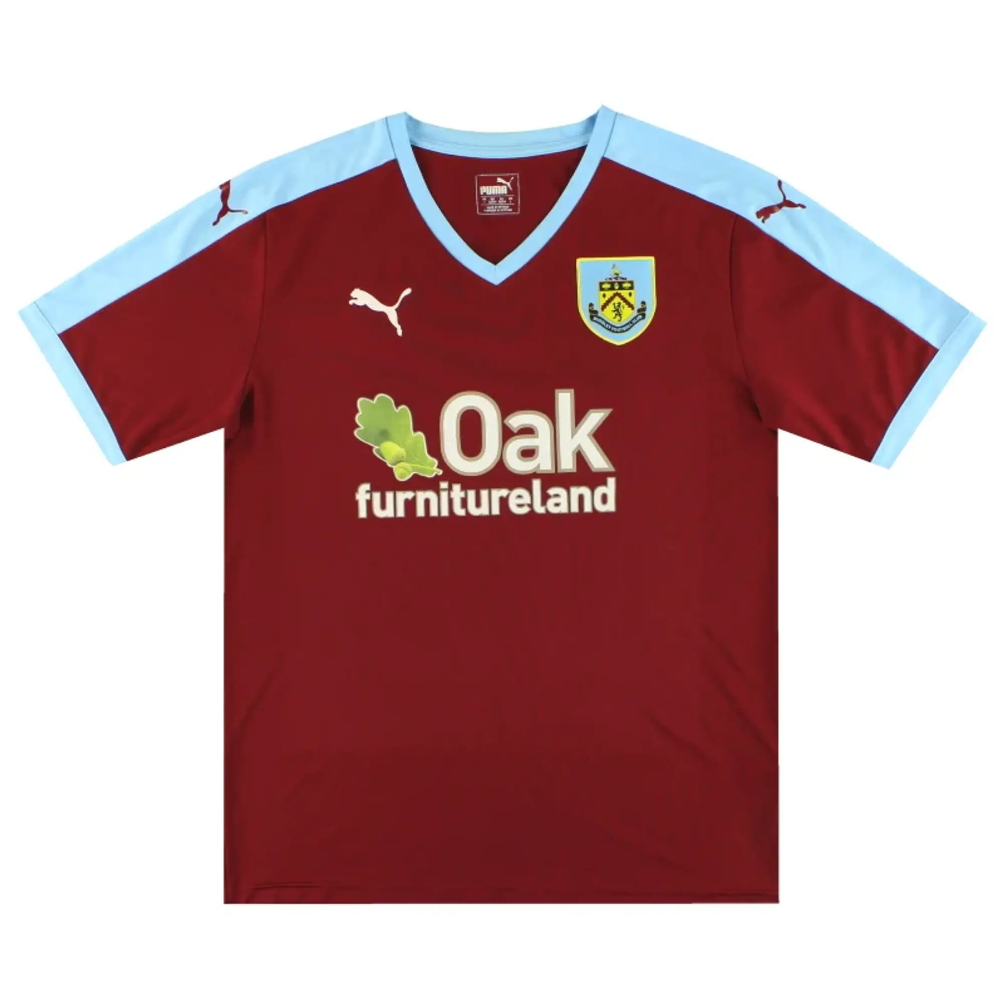 2015-16 Burnley Puma Home Shirt L - Burnley / Excellent / Large