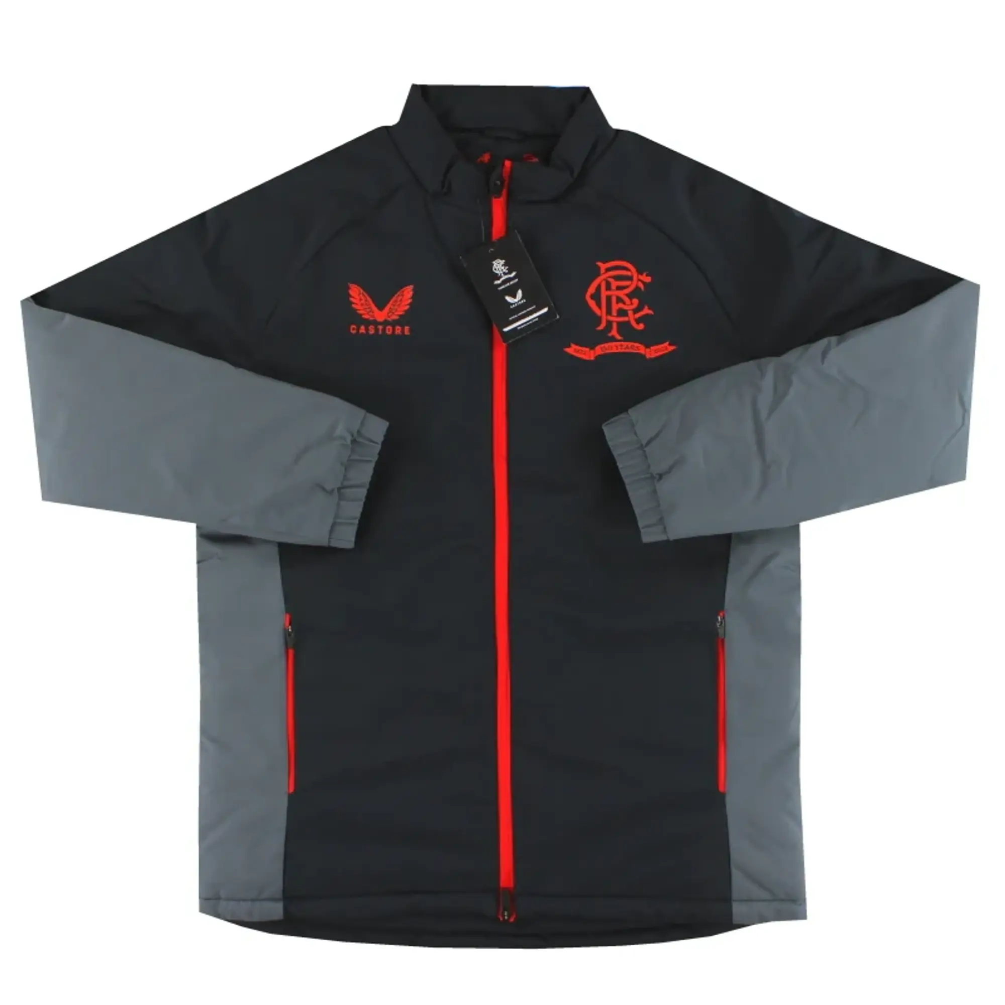 2021-22 Rangers '150 Year Anniversary' Castore Coaches Hybrid Bench Jacket *BNIB* M - Rangers / w/tags / Medium