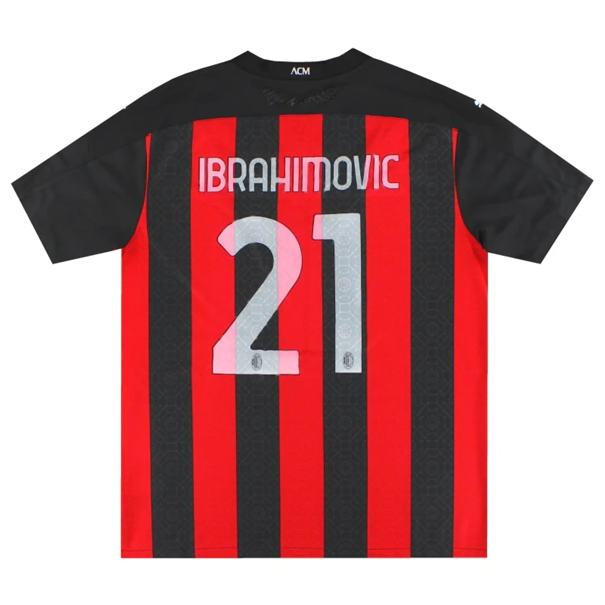 2020-21 AC Milan Puma Authentic Home Shirt Ibrahimovic #21 XXL - AC Milan / Very good / XXL