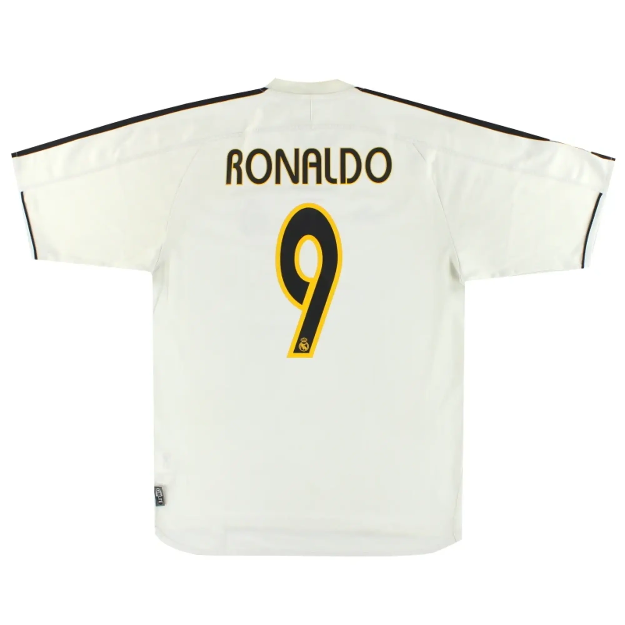 2003-04 Real Madrid adidas Home Shirt Ronaldo #9 M - Real Madrid / Excellent / Medium