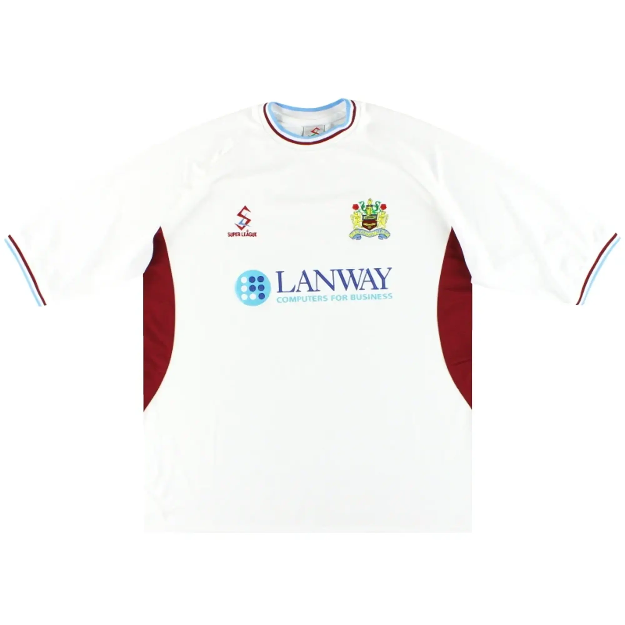 2001-02 Burnley Super League Away Shirt XXL - Burnley / Excellent / XXL