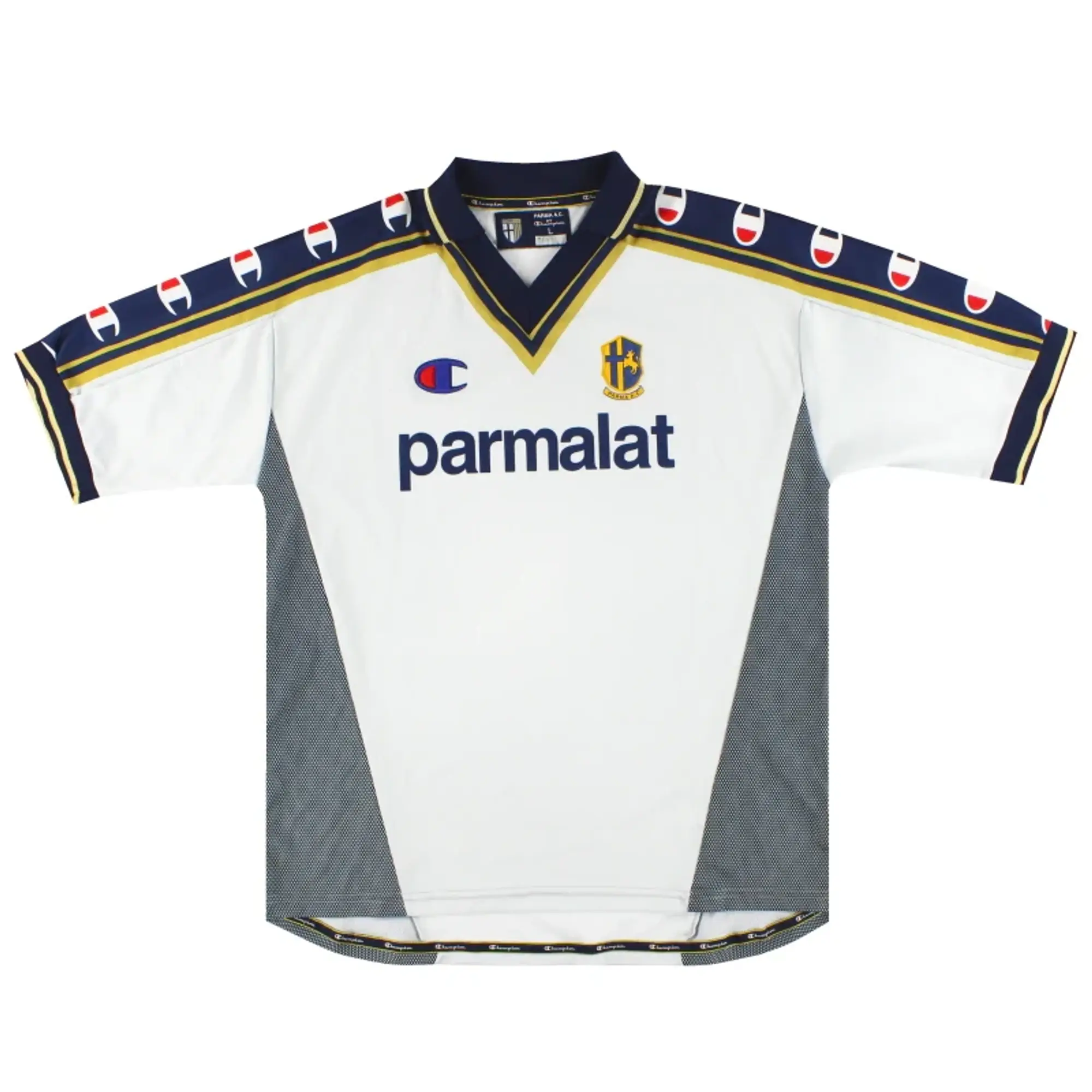 2000-01 Parma Champion Away Shirt L - Parma / Very good / Large