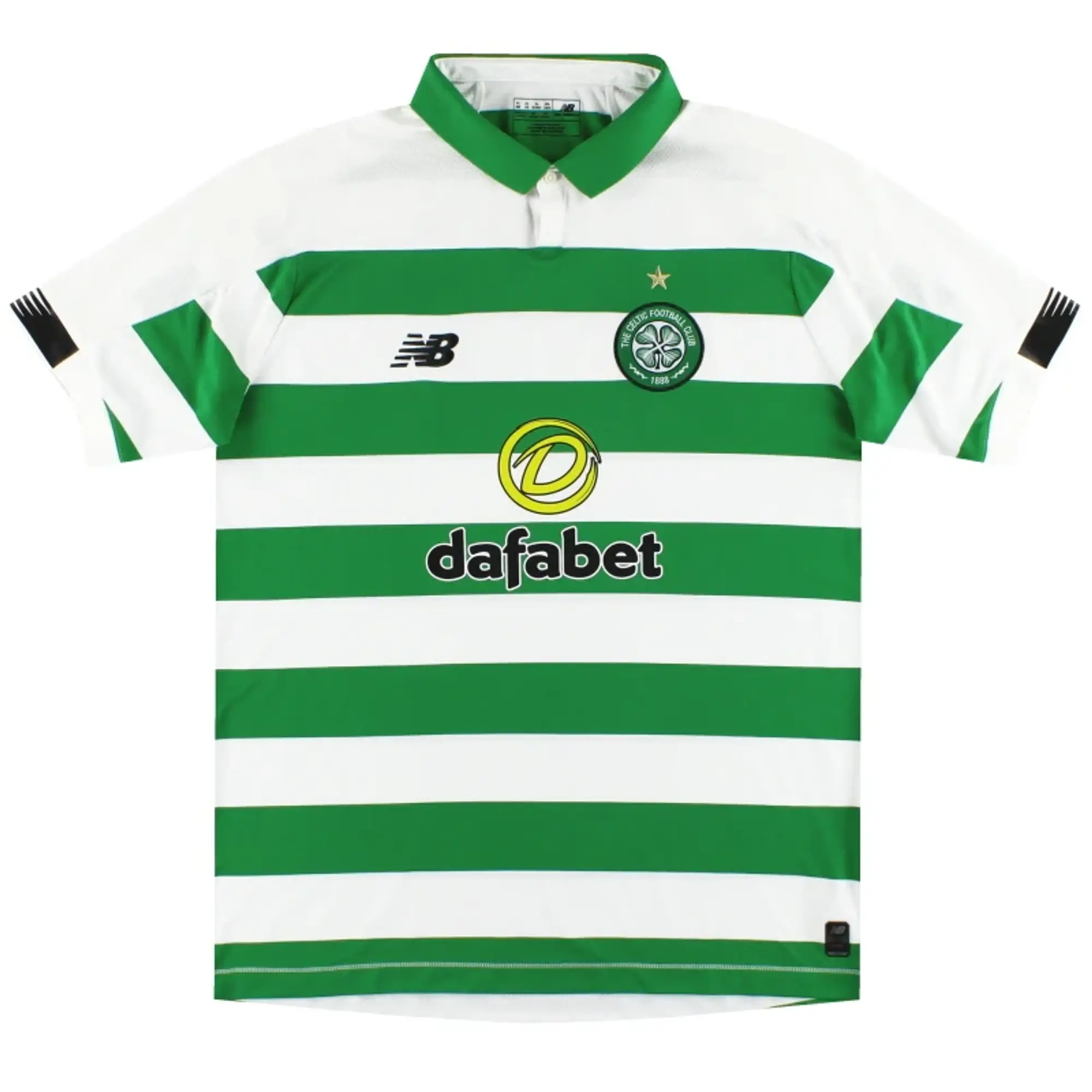 2019-20 Celtic New Balance Home Shirt L - Celtic / Excellent / Large
