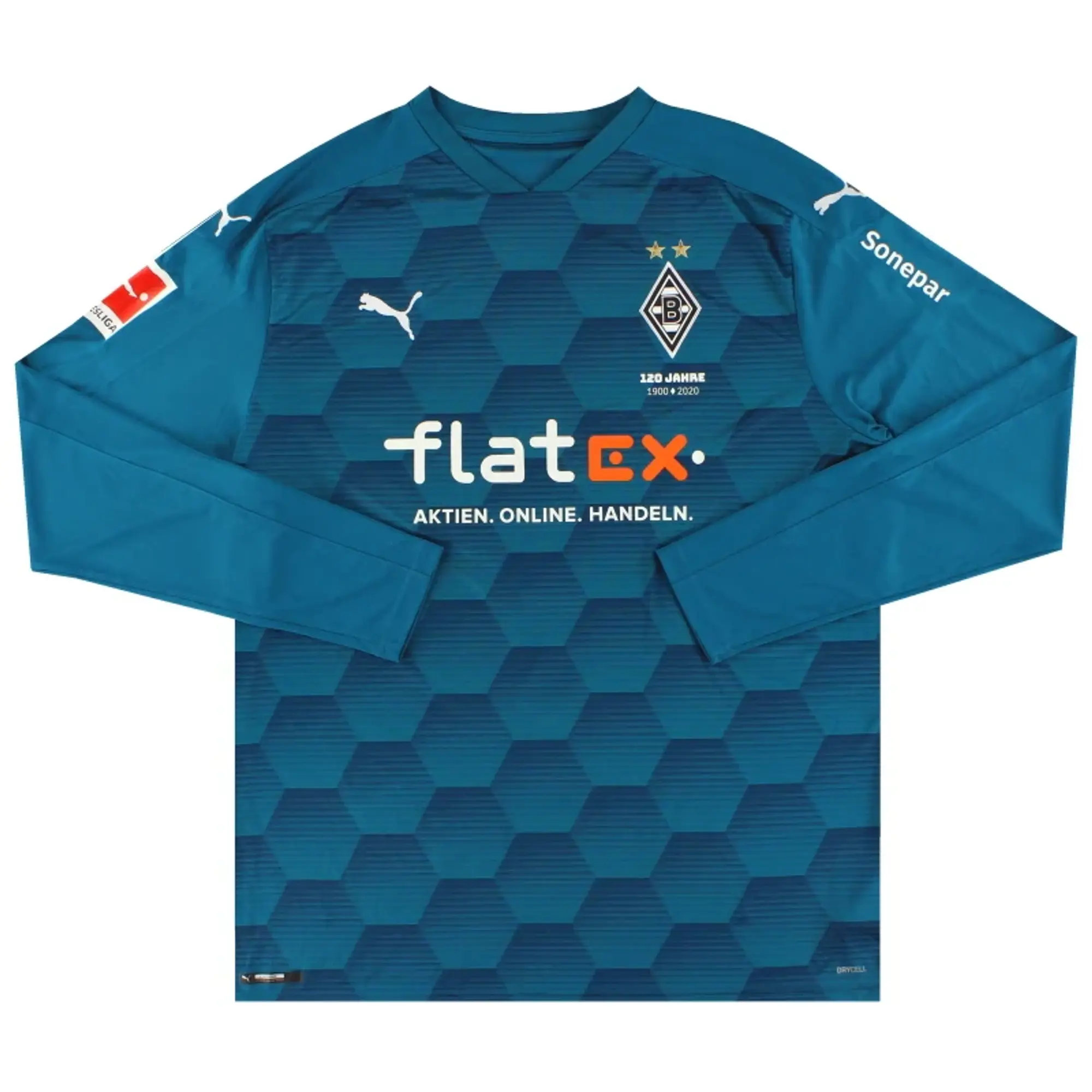 2020-21 Borussia Monchengladbach Puma Goalkeeper Shirt Sommer #1 *Mint* XXXL - Borussia Monchengladbach / Mint / XXXL